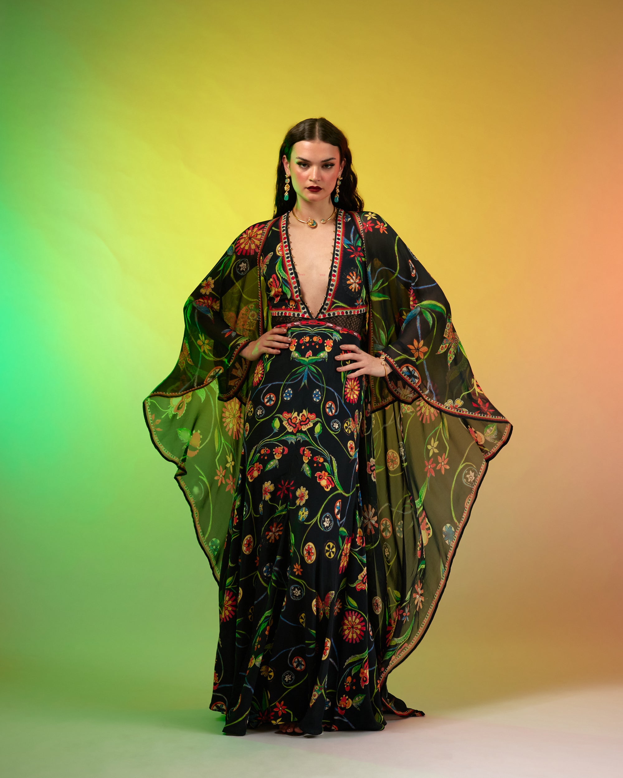 Sicily : Camilla - Black/Multi