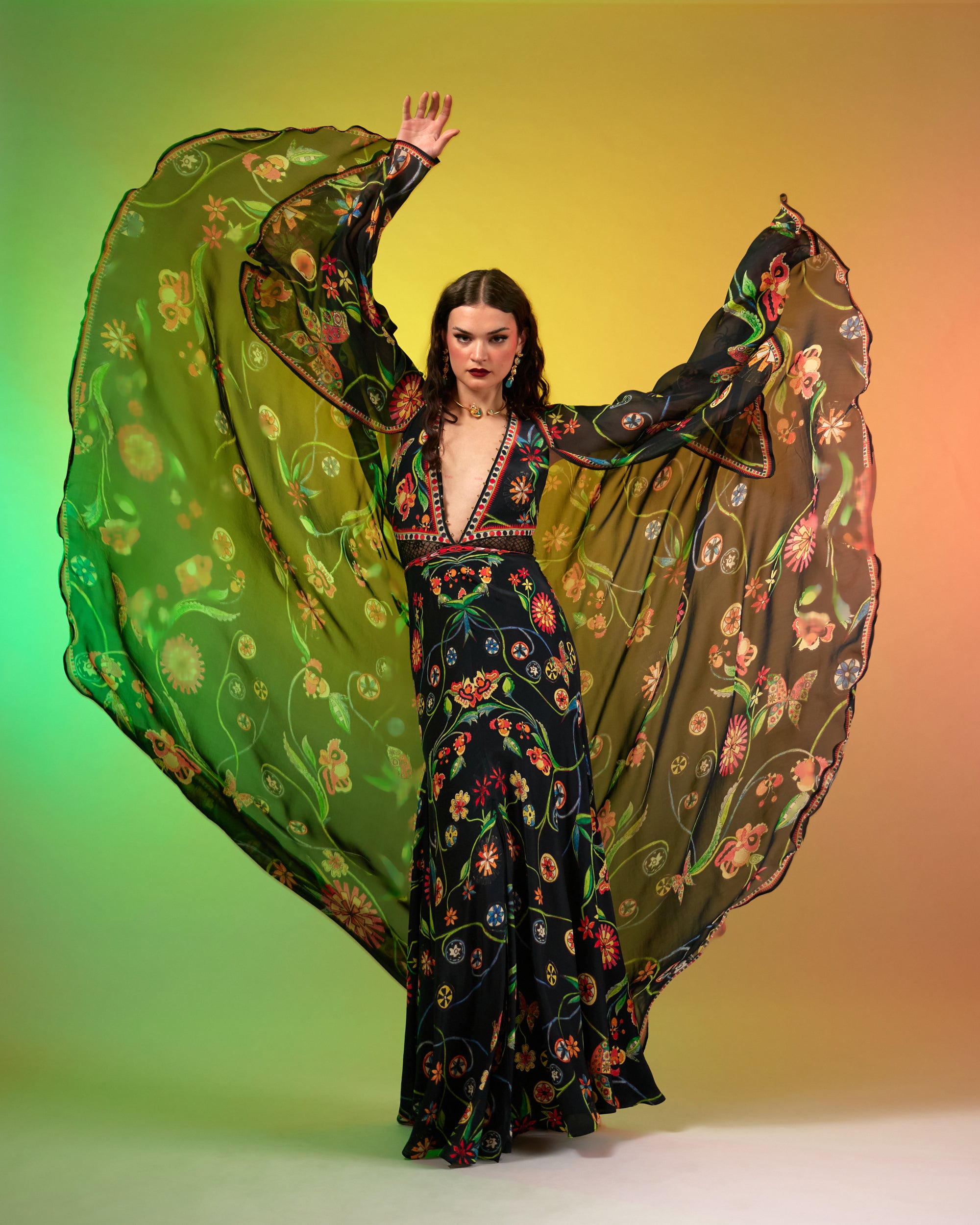 Sicily : Camilla - Black/Multi