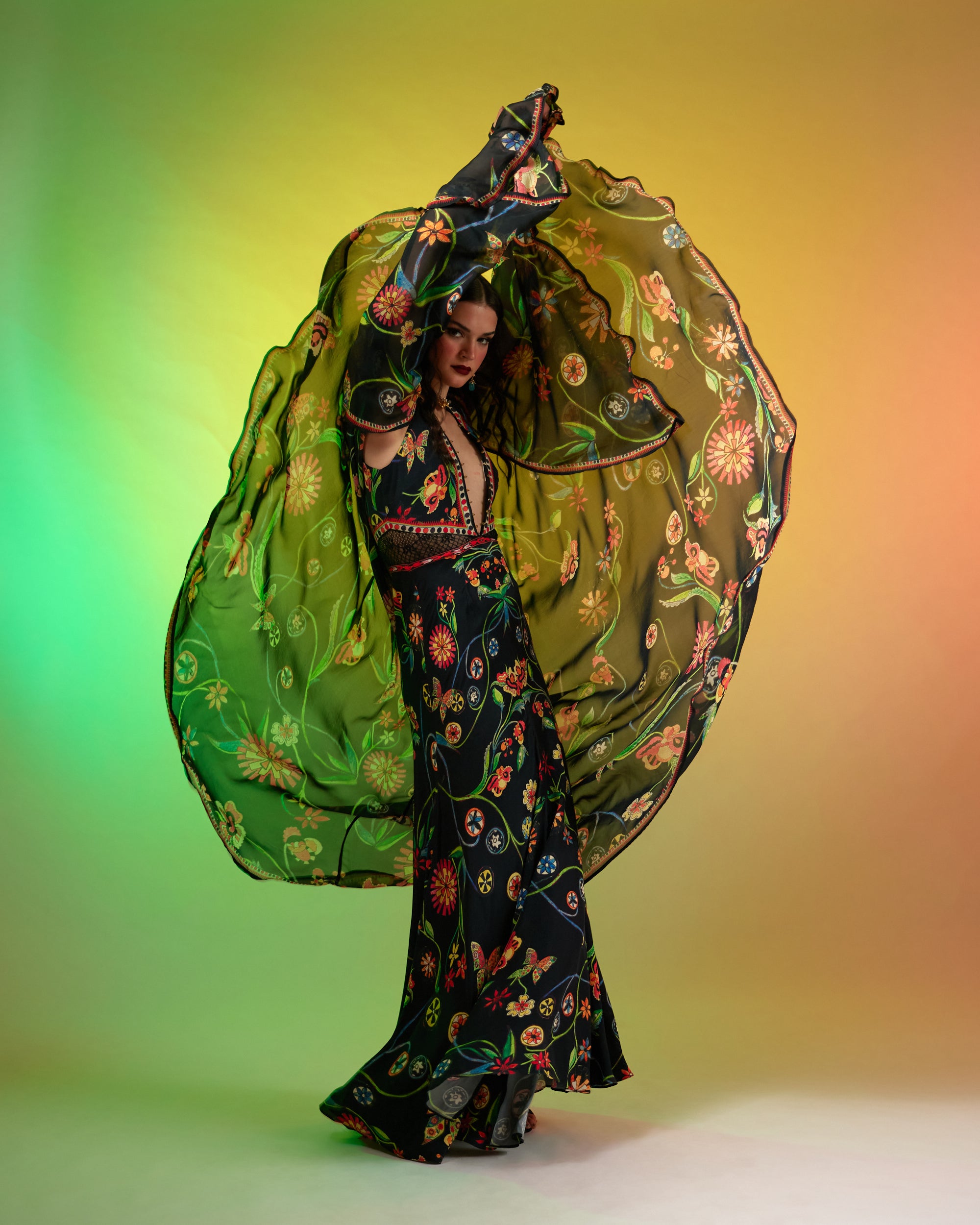 Sicily : Camilla - Black/Multi