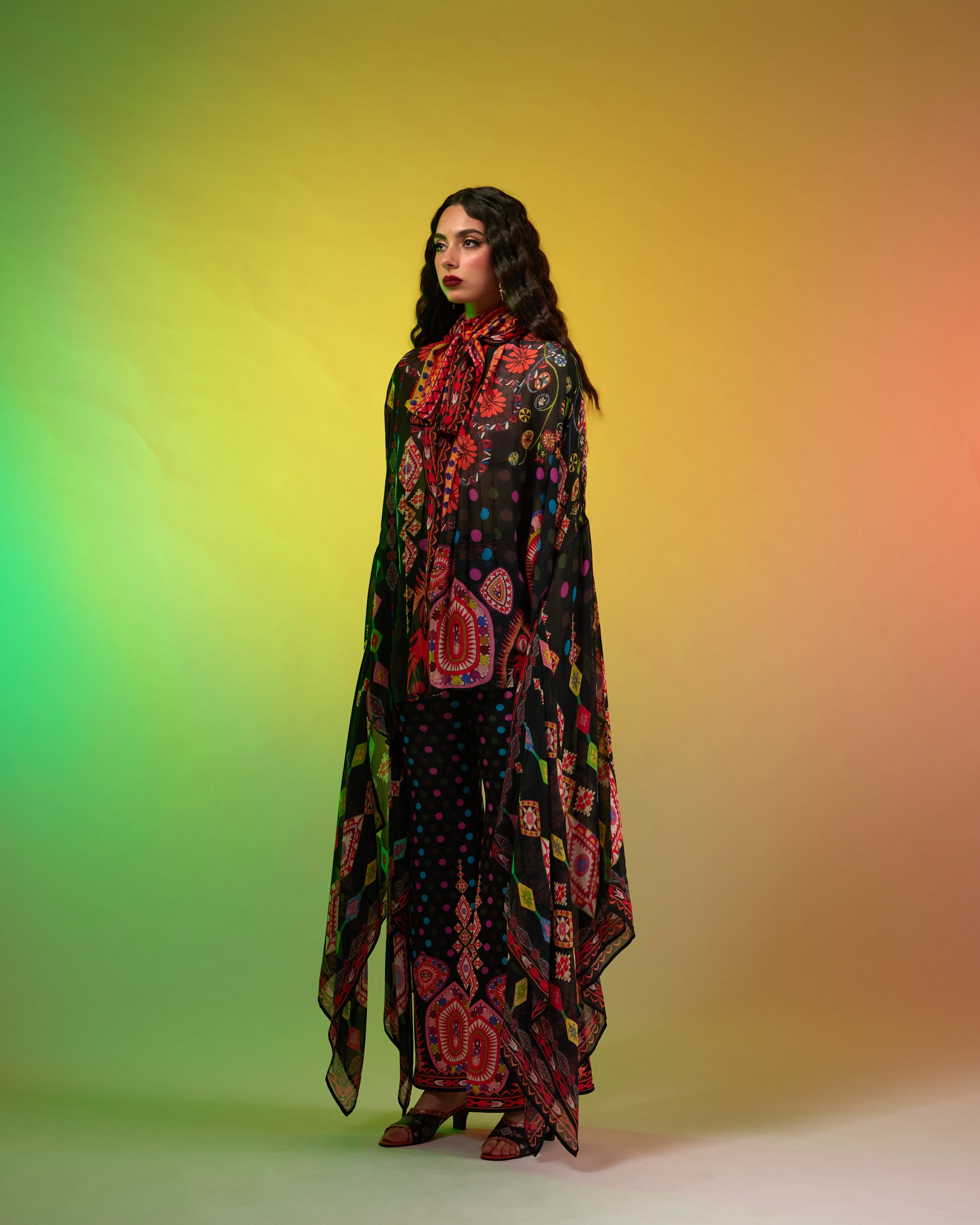 Sicily : Gabriella - Black/Multi