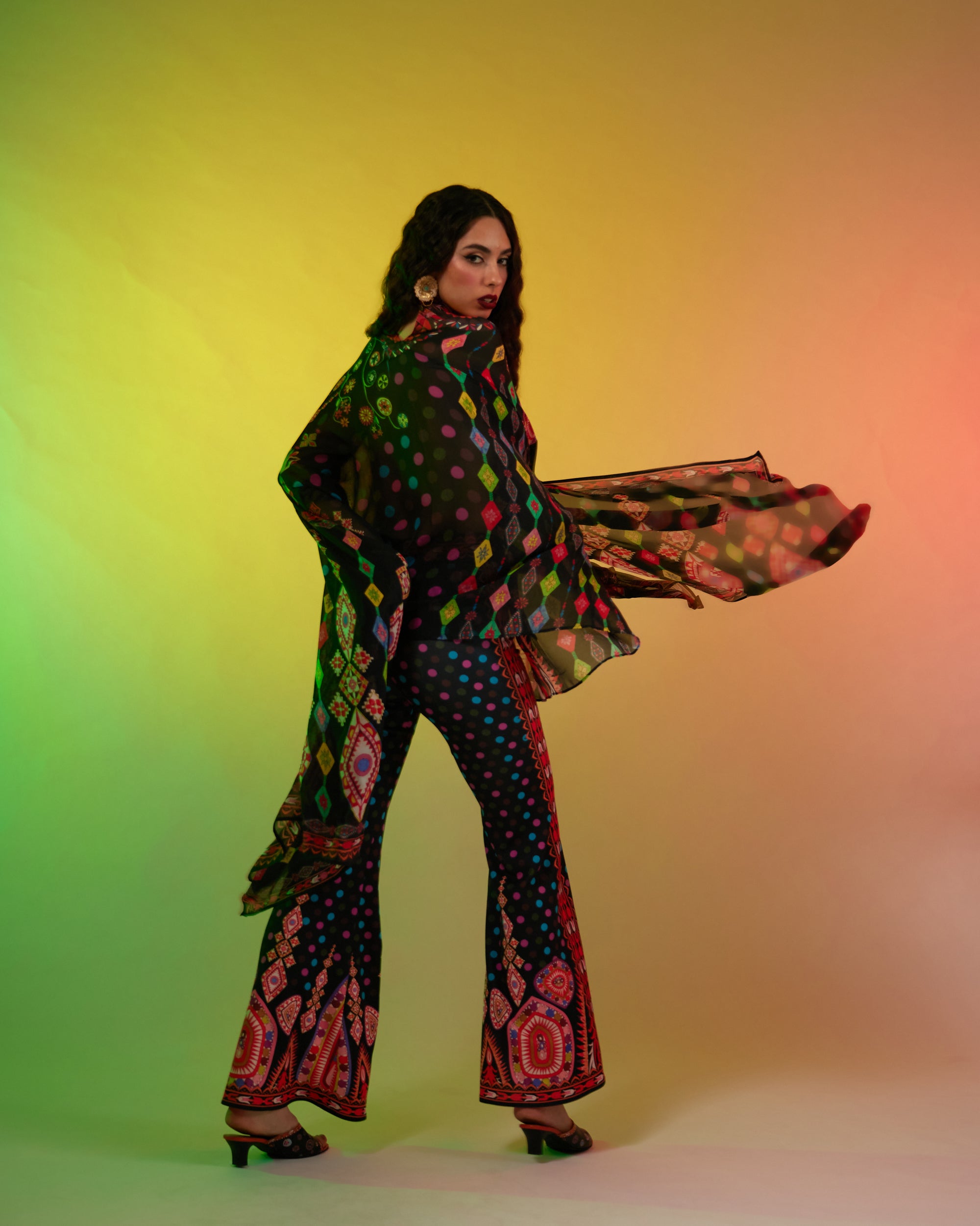 Sicily : Gabriella - Black/Multi