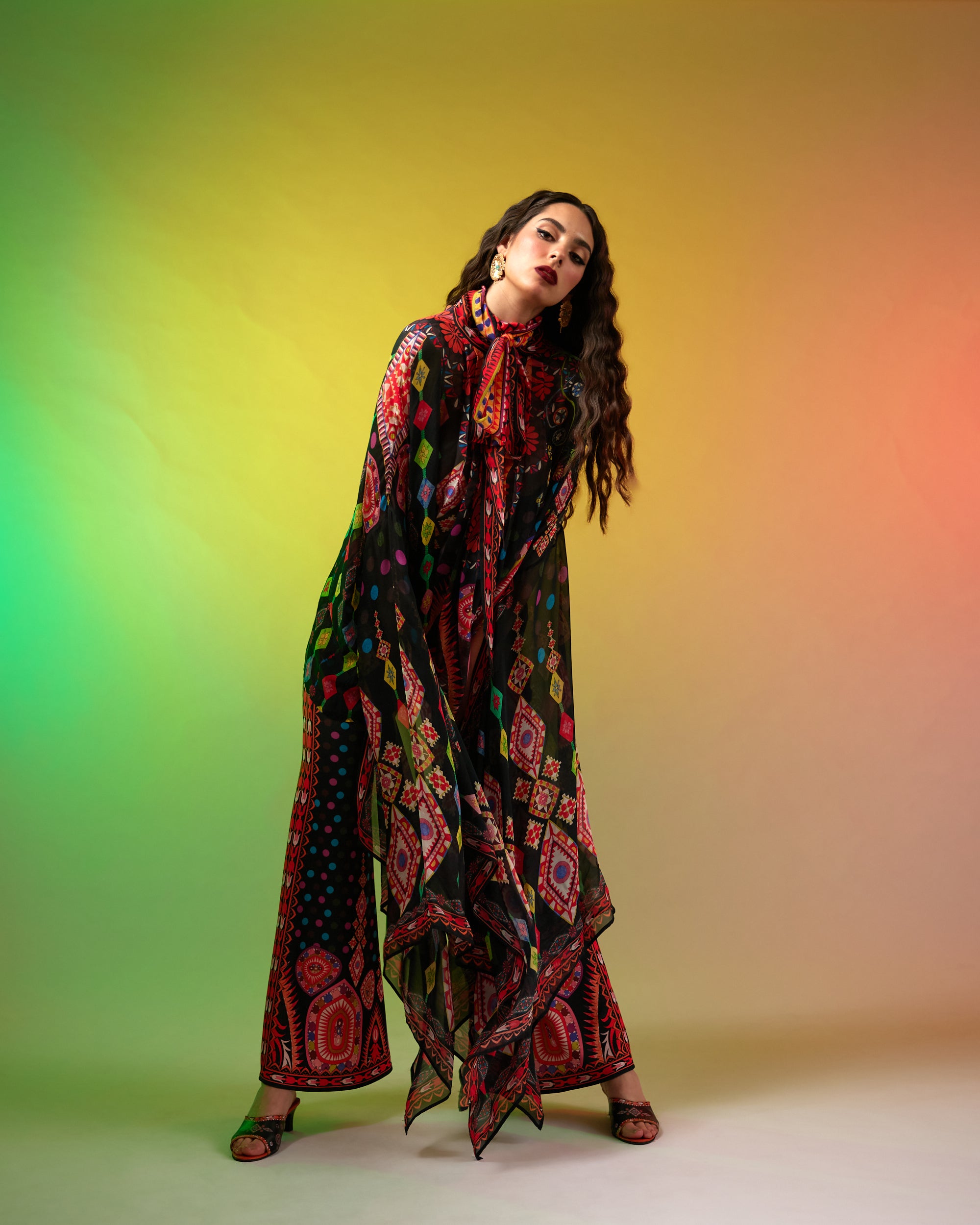 Sicily : Gabriella - Black/Multi