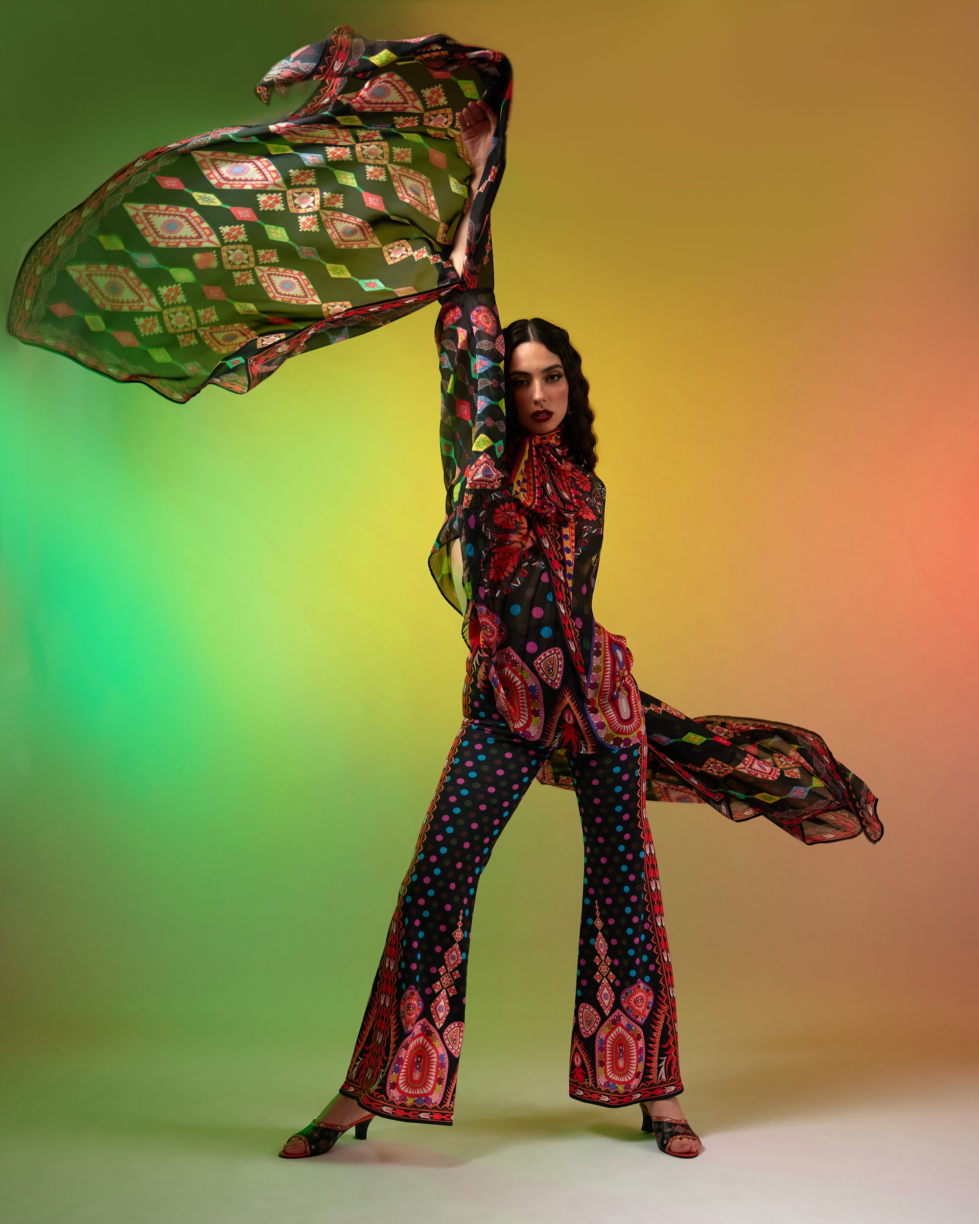 Sicily : Gabriella - Black/Multi