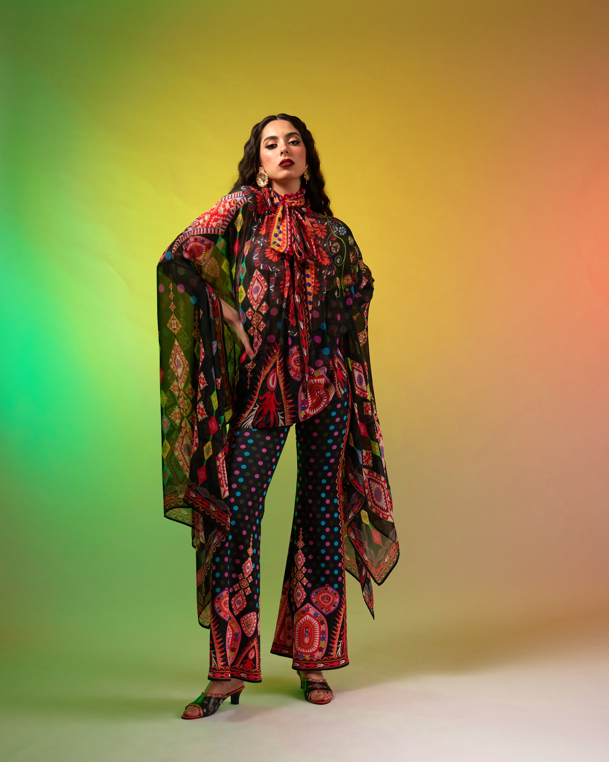 Sicily : Gabriella - Black/Multi