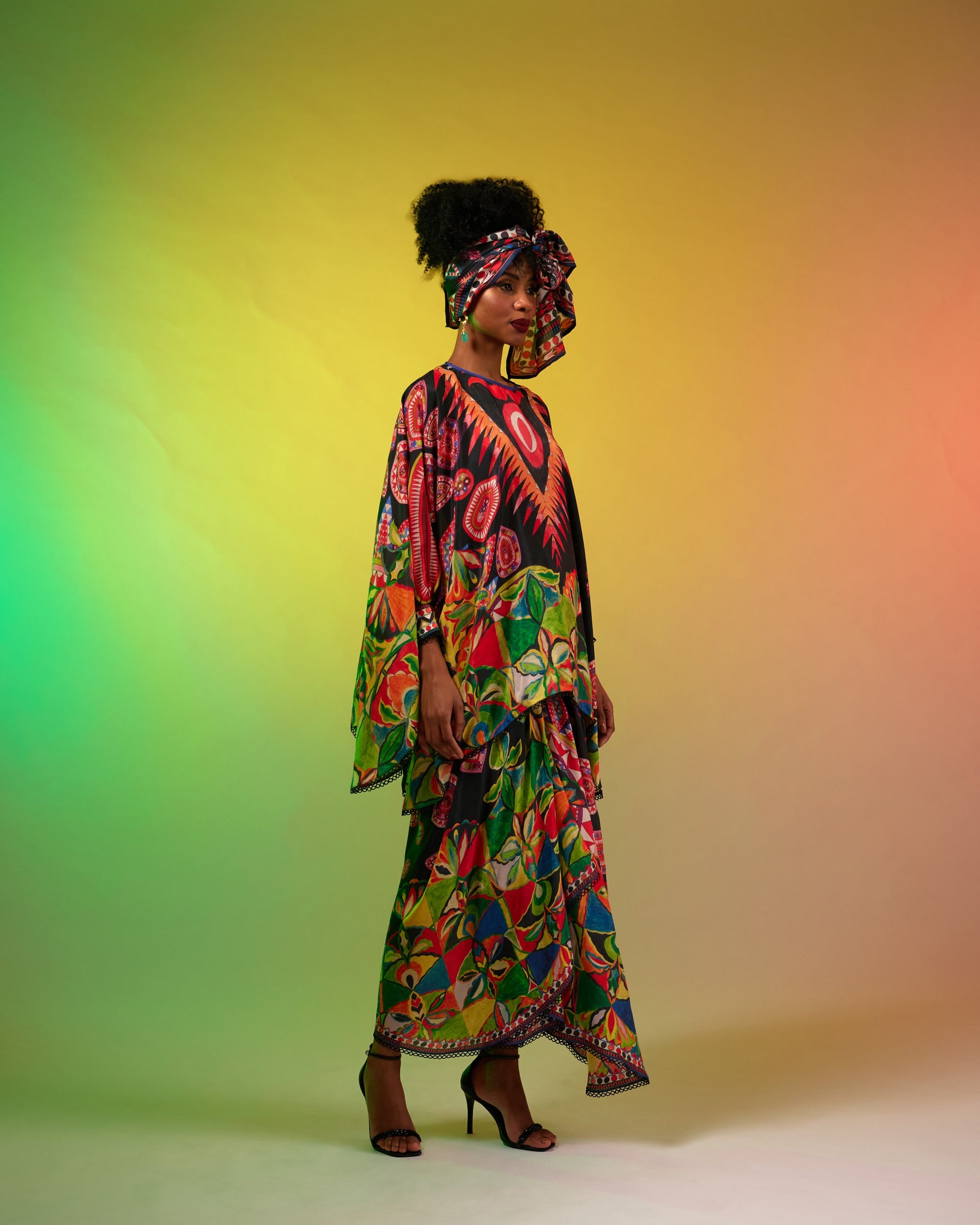 Sicily : Colette - Black/Multi