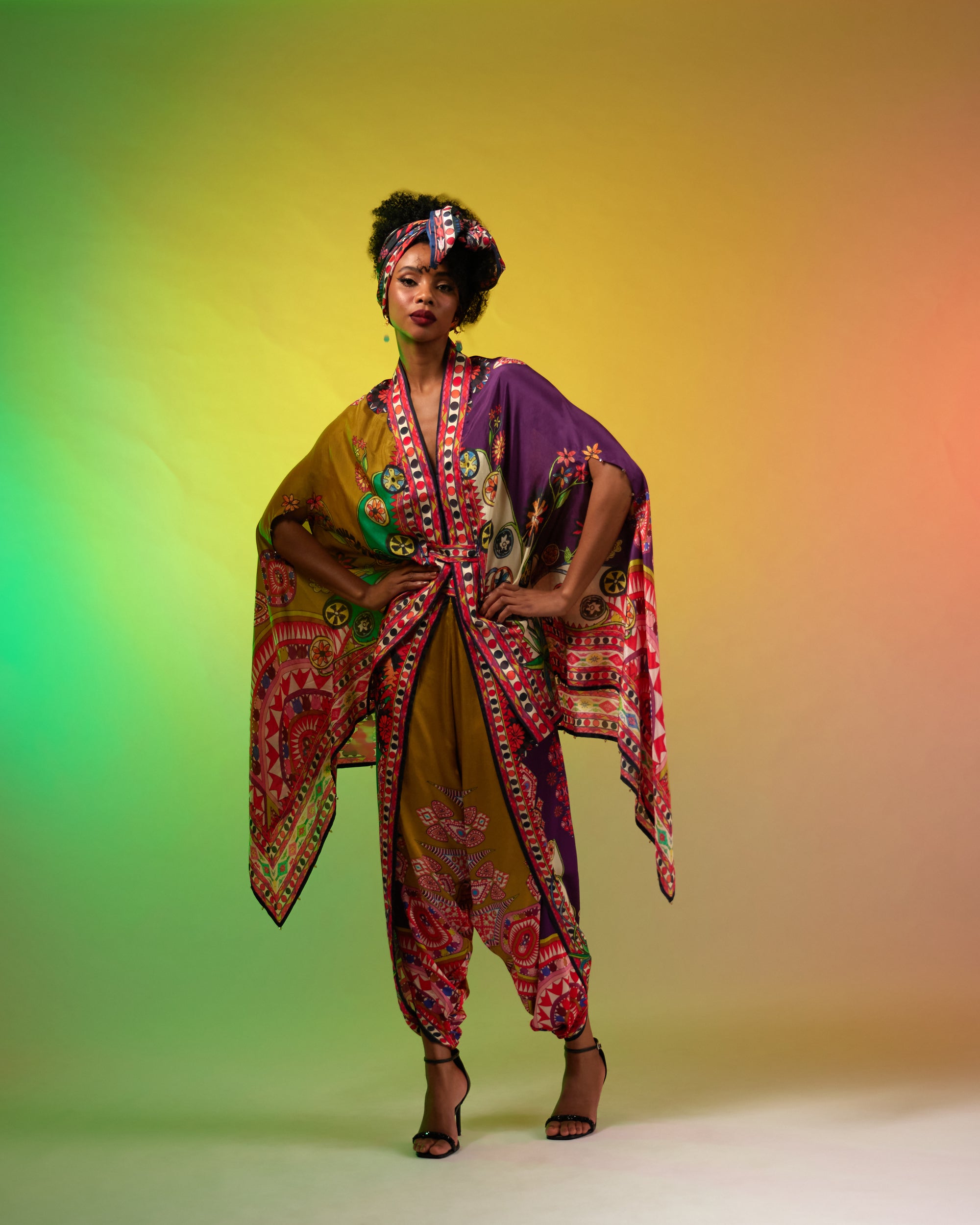 Sicily : Chloe - Black/Multi