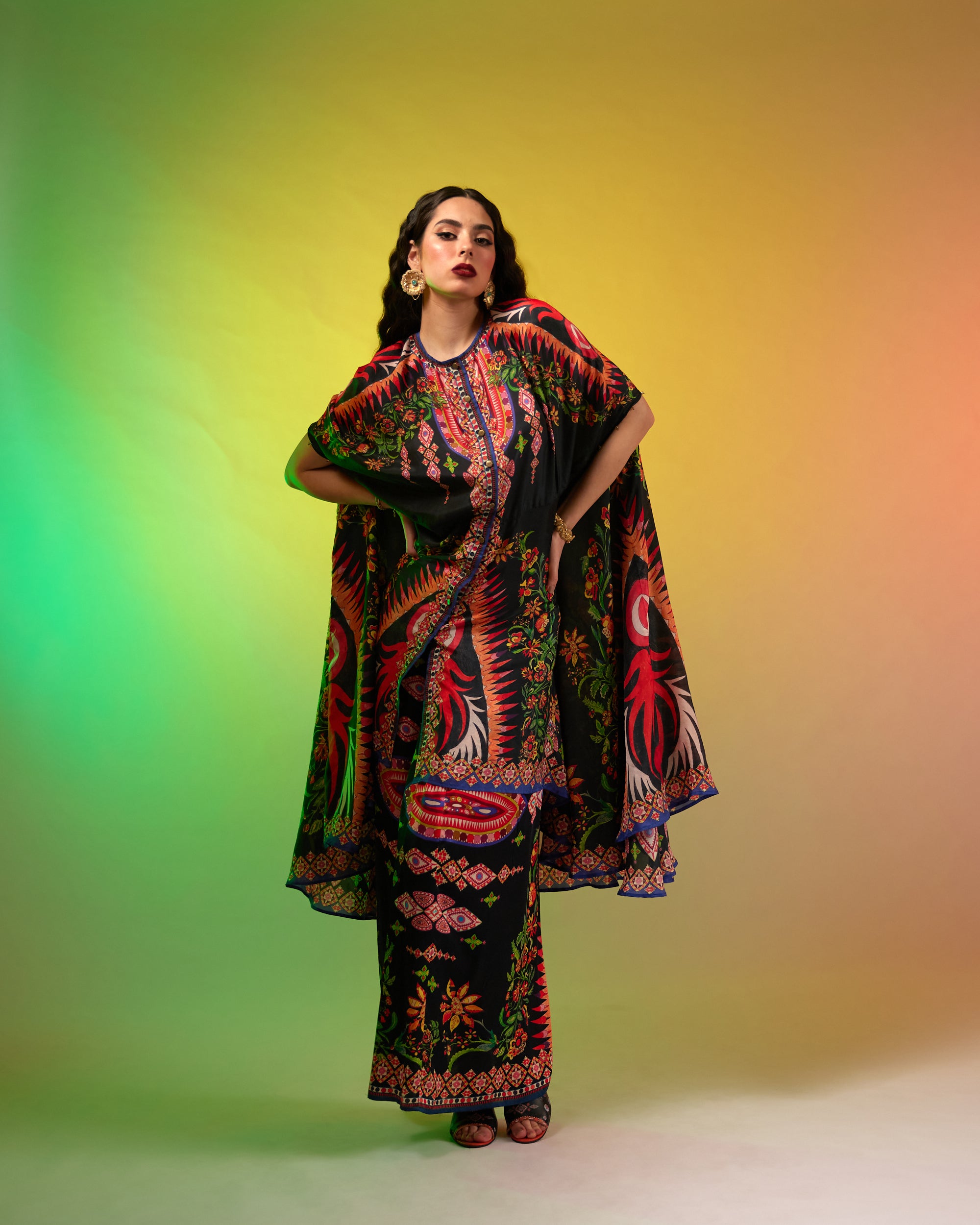 Sicily : Caprice - Black/Multi
