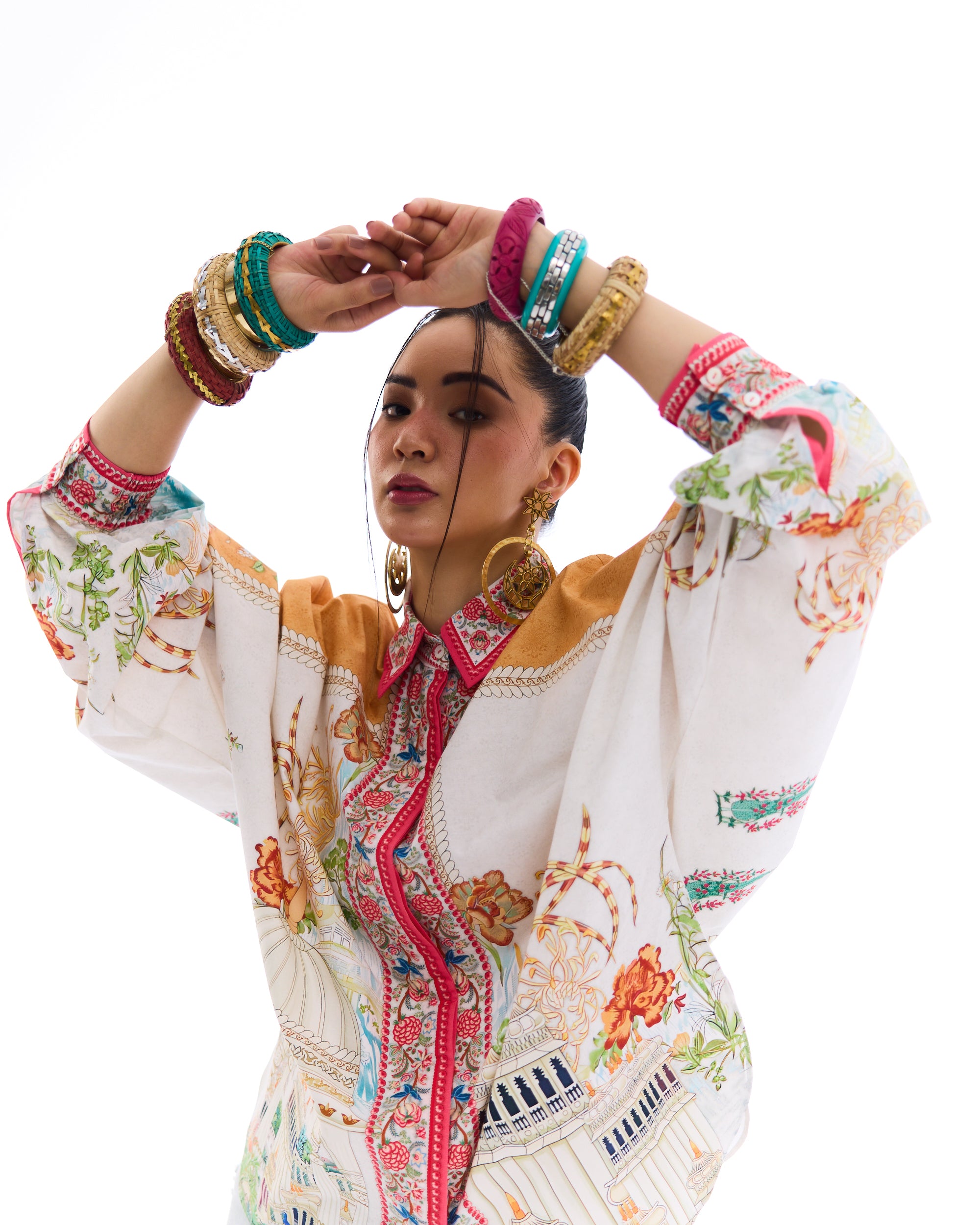 J'adore : Faiza - Ivory/Orange
