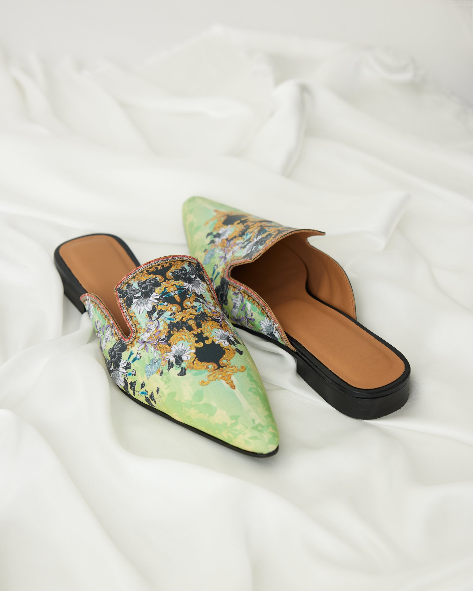 Love in Portofino (Maldives) - Mule : Aqua/Lime