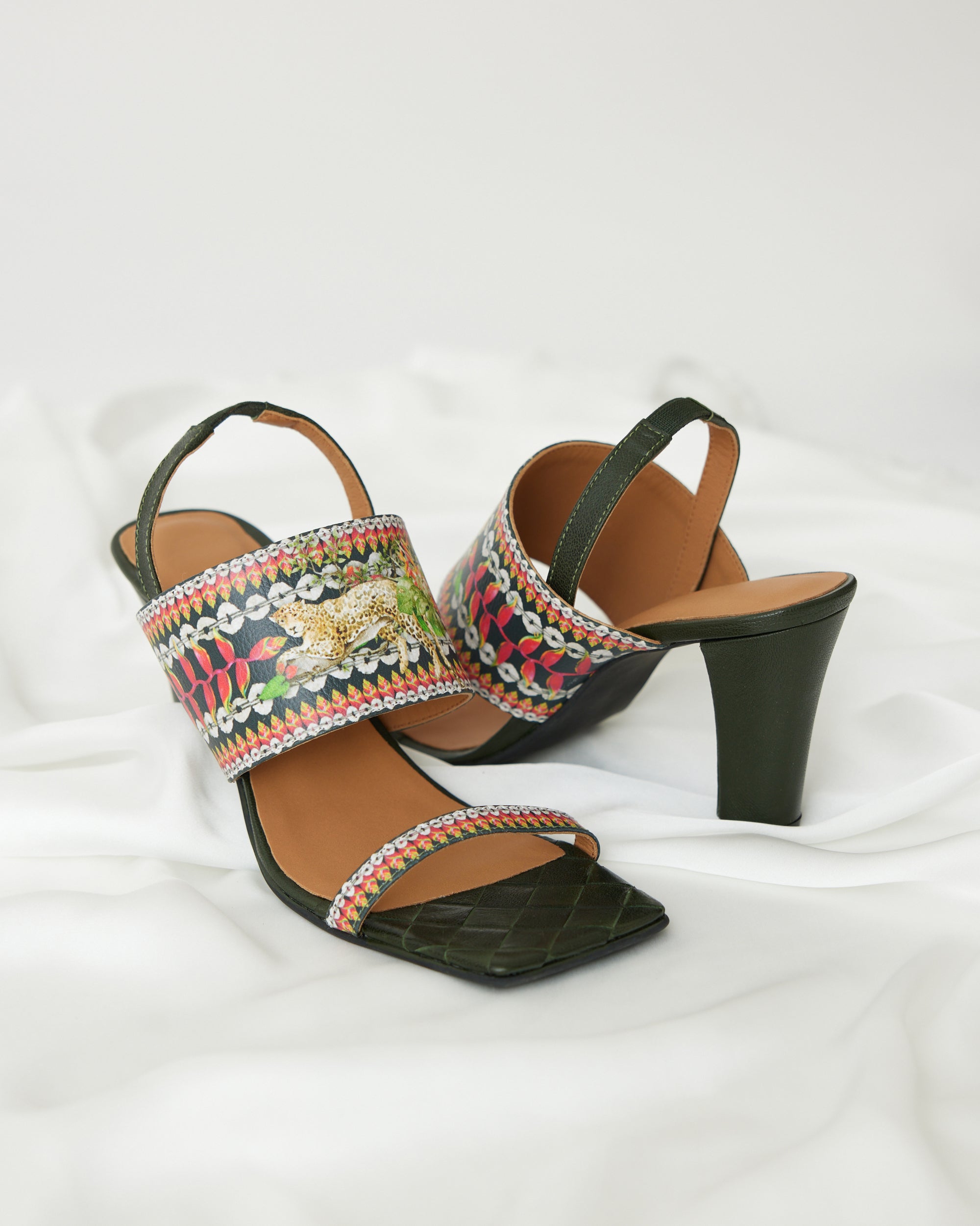 Love in Portofino (Heliconia) - Heels : Black