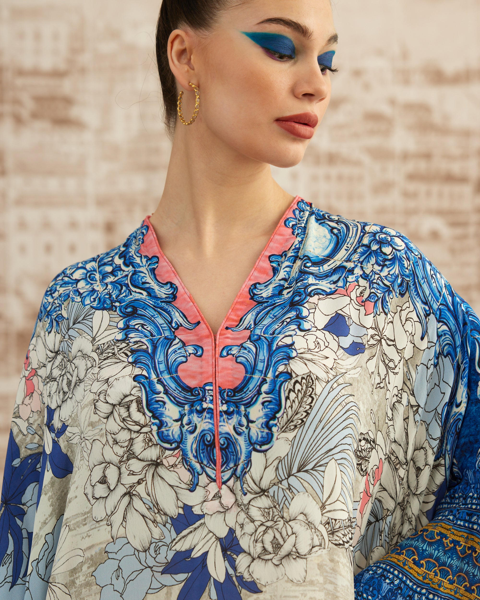 Love in Portofino (Portofino) : Elenor - Blue/Coral