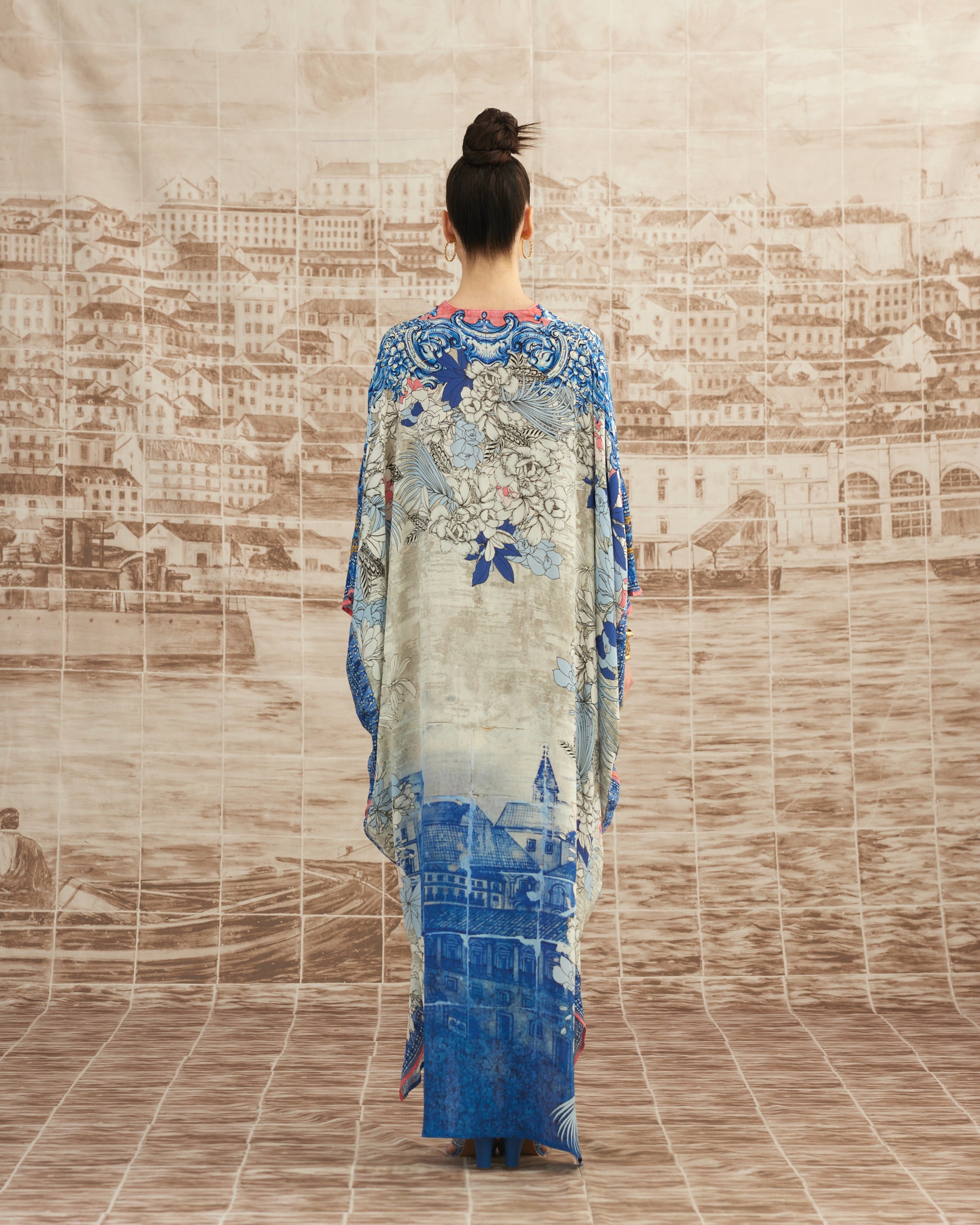Love in Portofino (Portofino) : Elenor - Blue/Coral