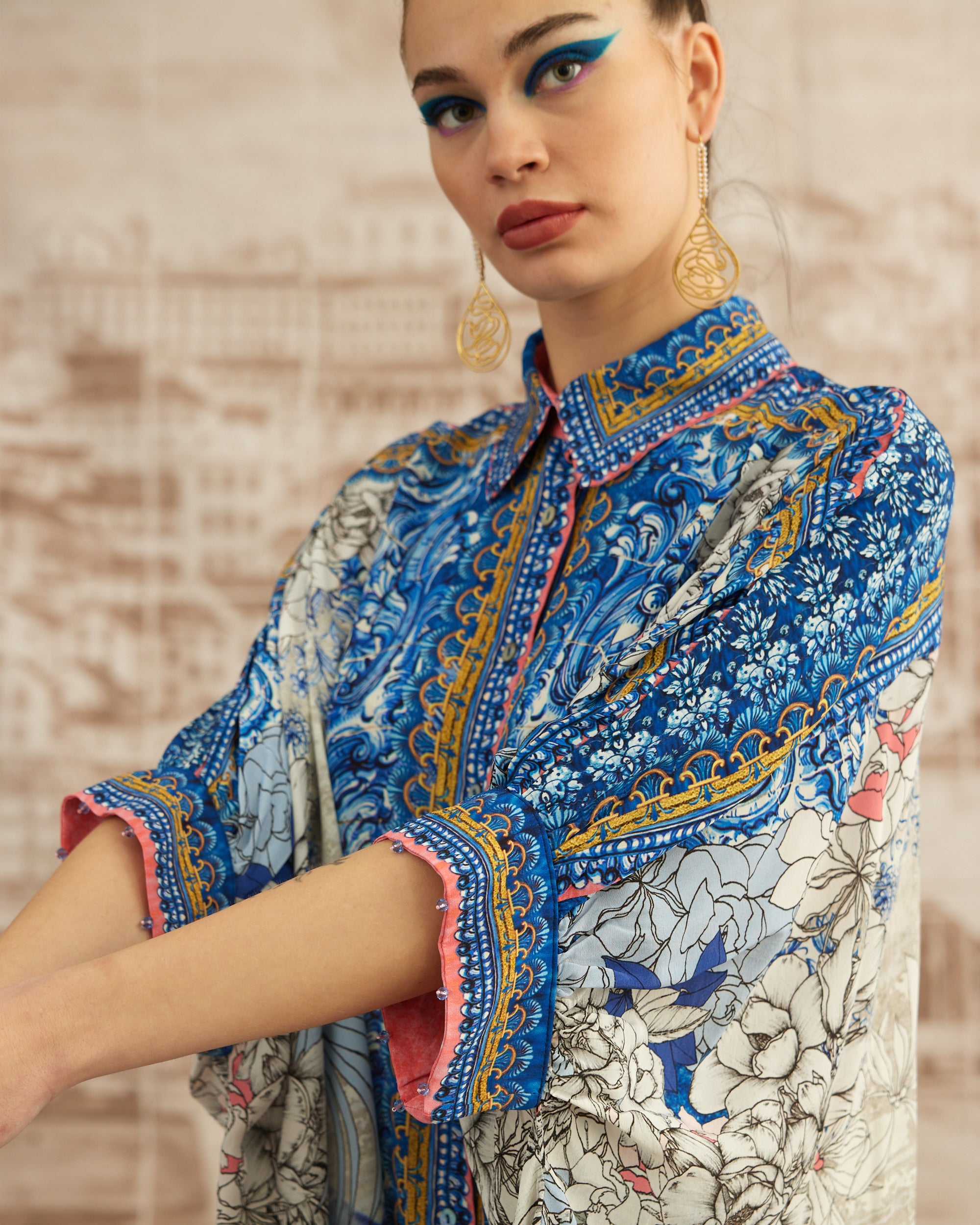Love in Portofino (Portofino) : Kamara - Blue/Coral