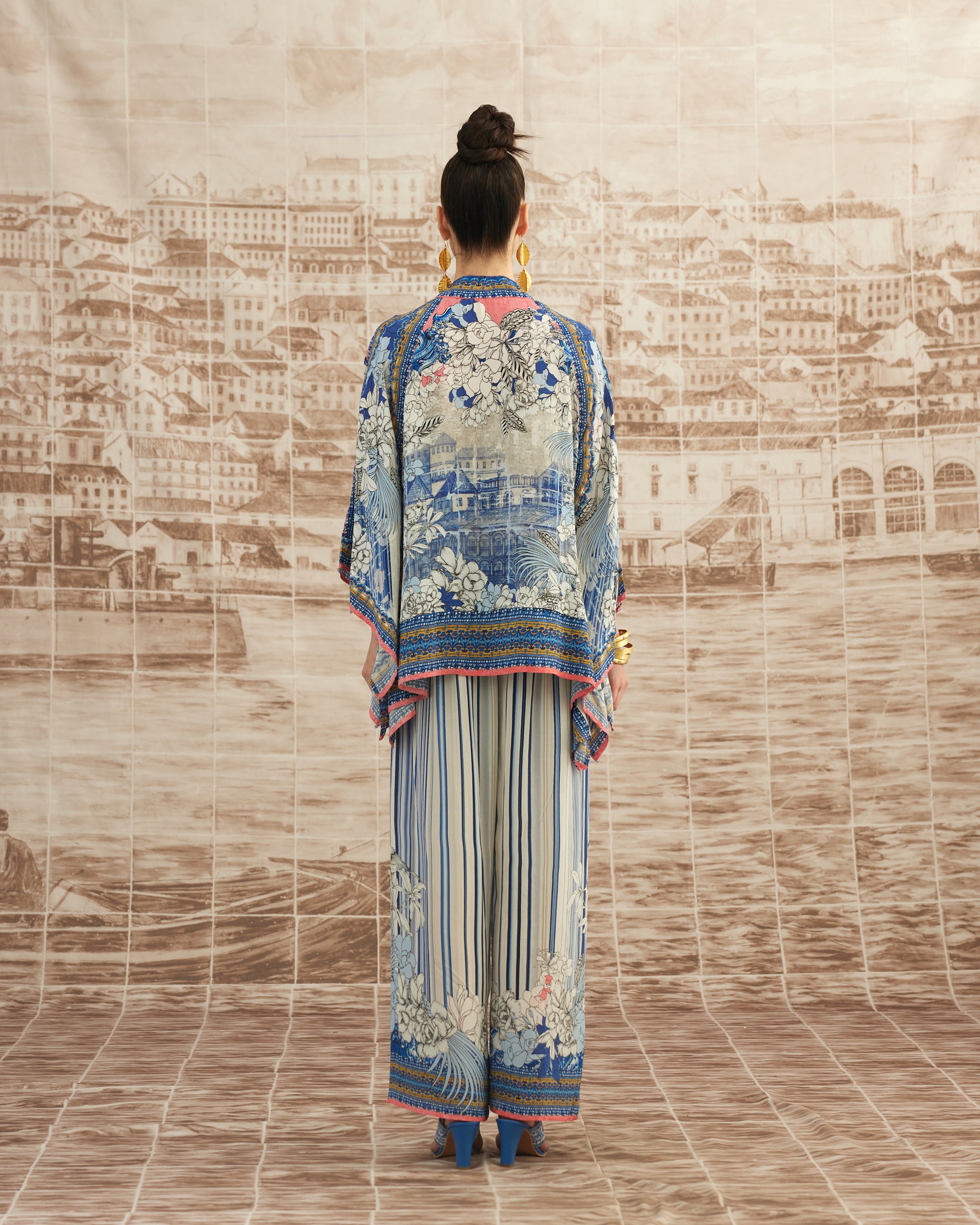 Love in Portofino (Portofino) : Ramona - Blue/Coral