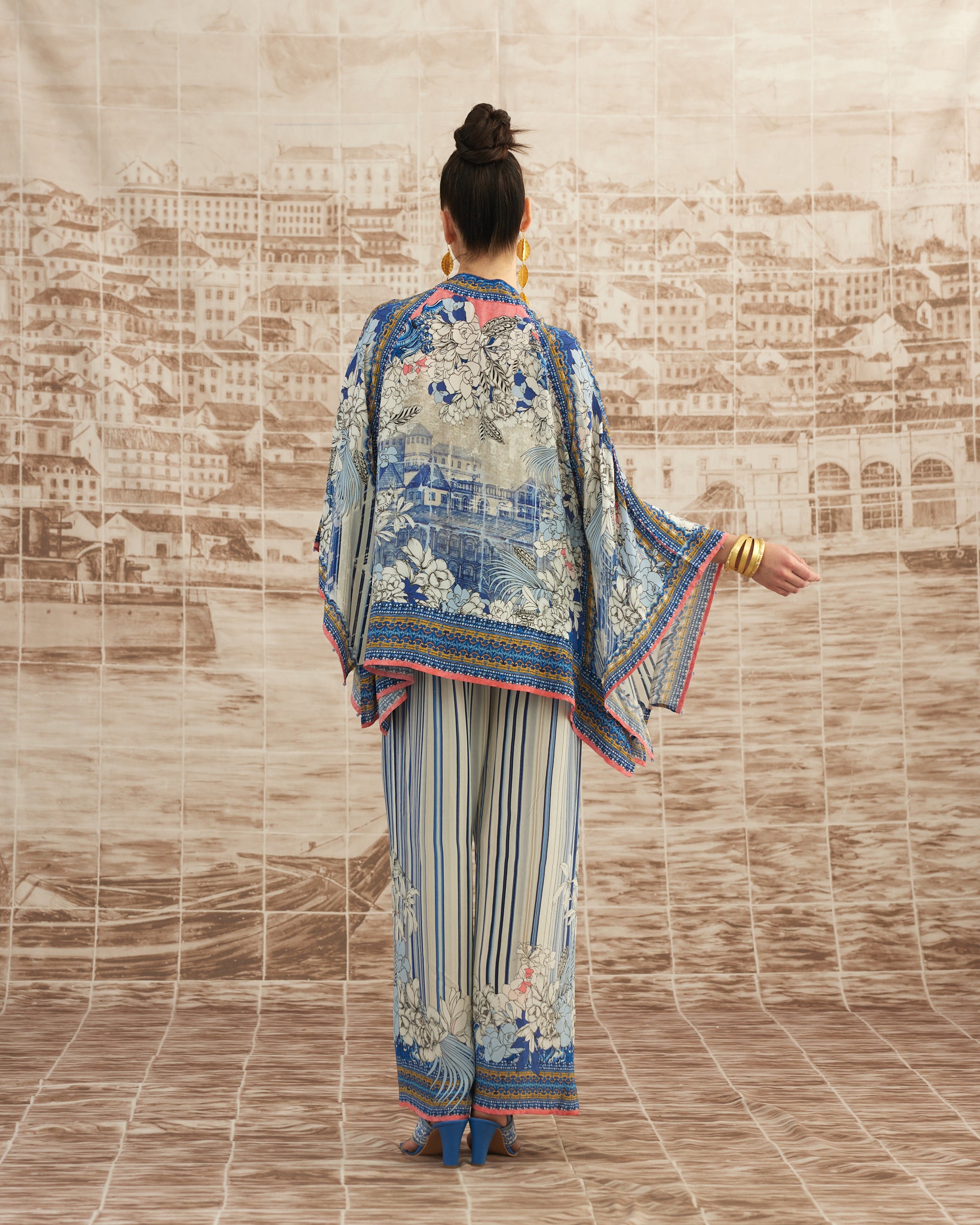 Love in Portofino (Portofino) : Ramona - Blue/Coral