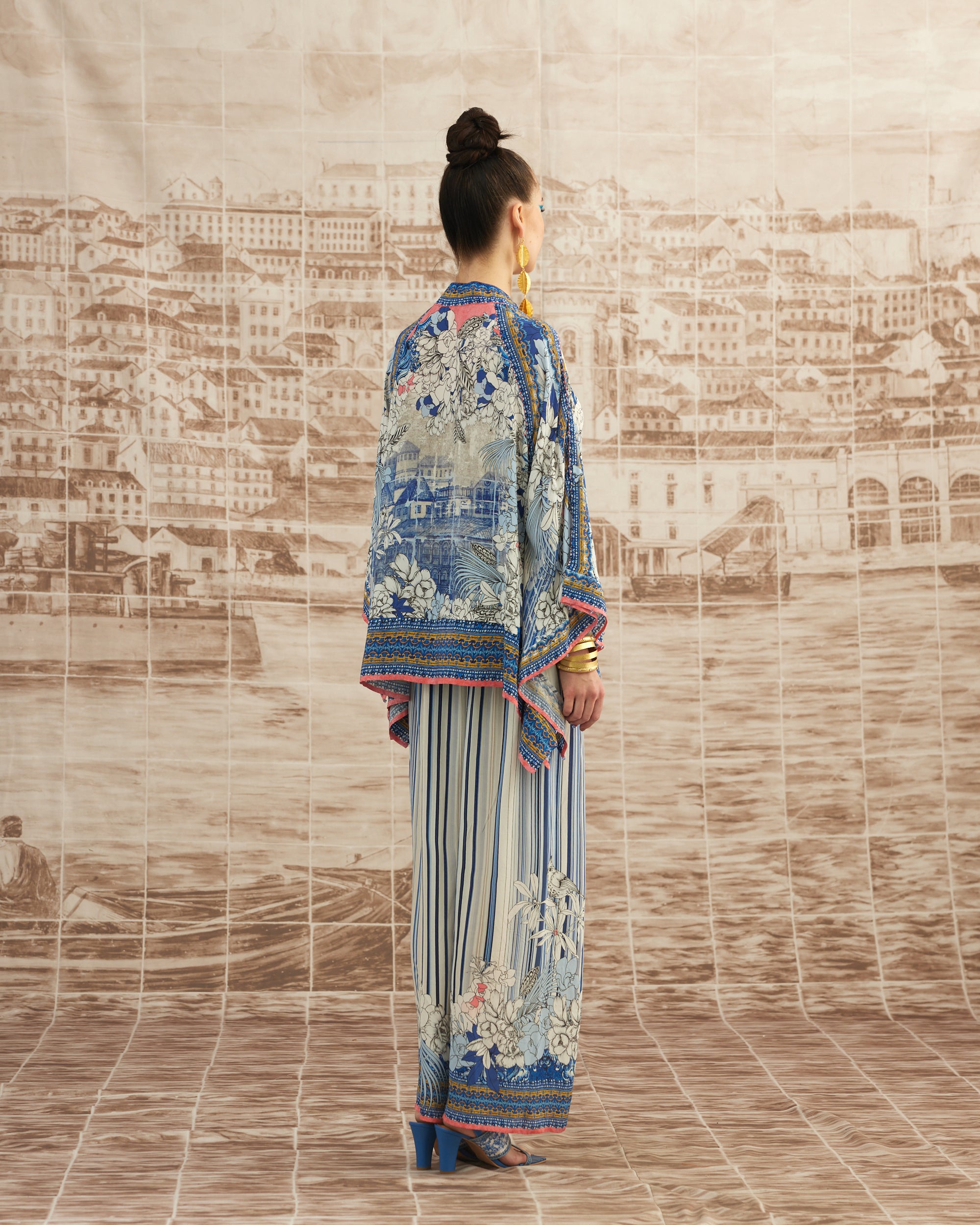 Love in Portofino (Portofino) : Ramona - Blue/Coral