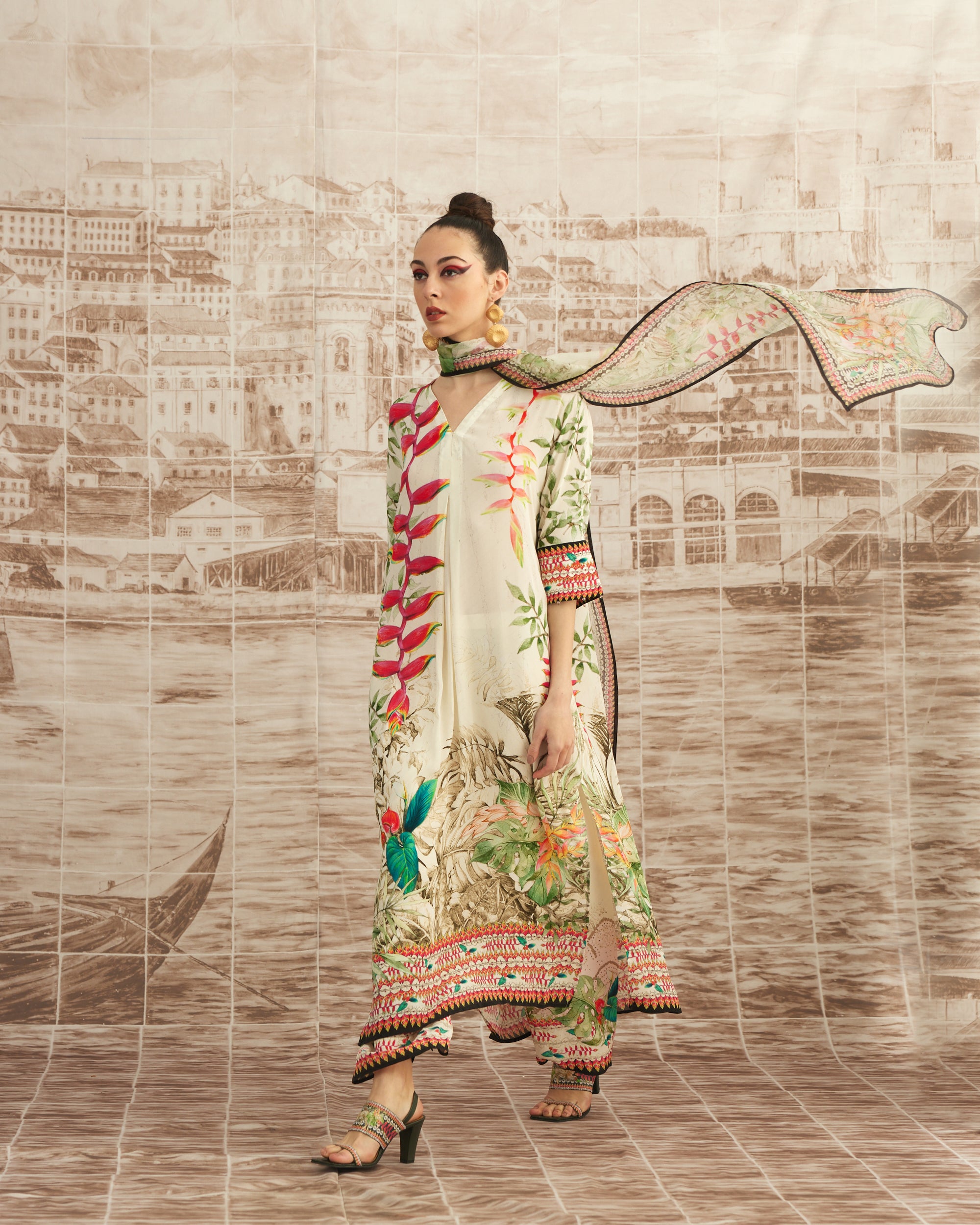 Love in Portofino (Heliconia) : Banera - Ivory