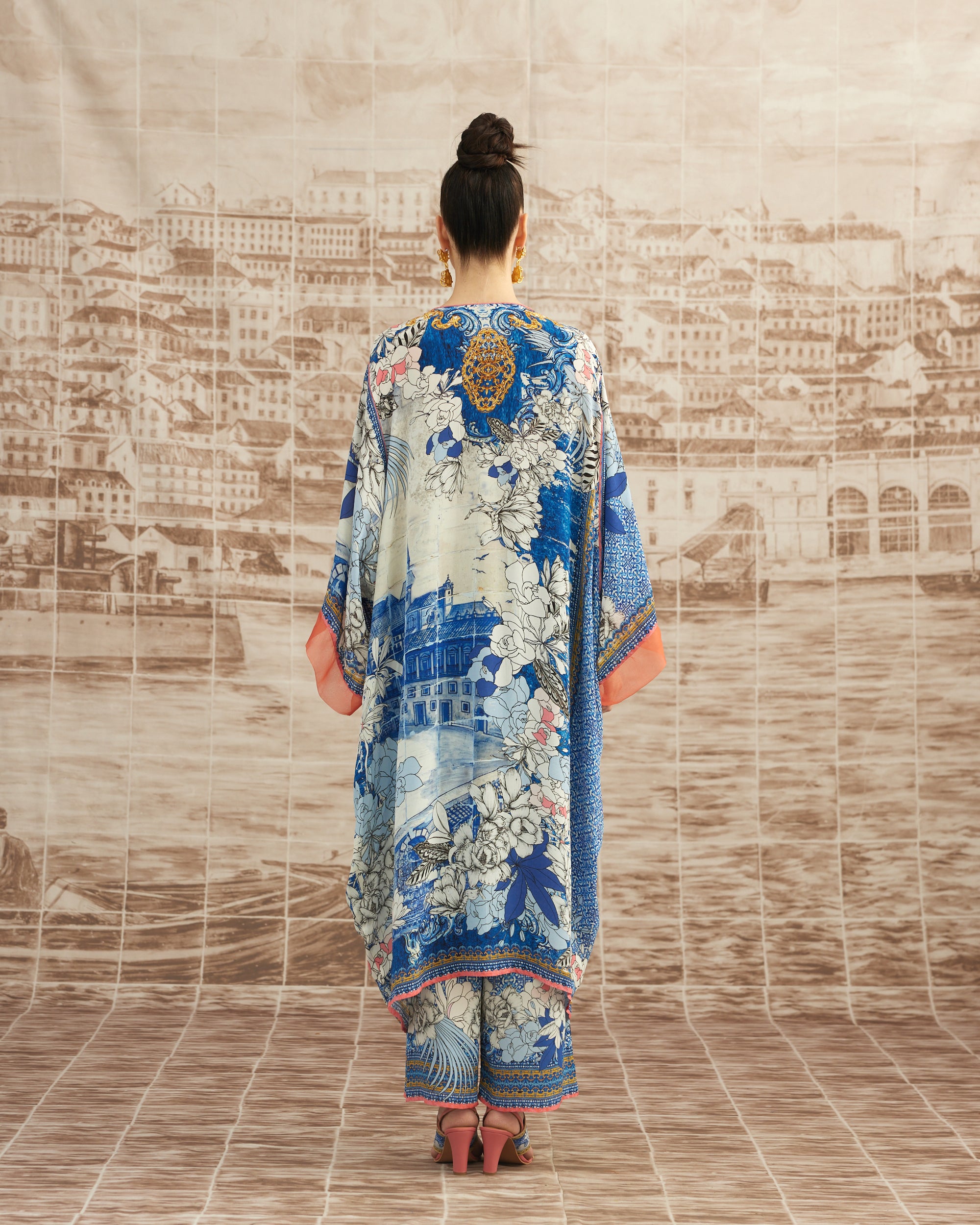 Love in Portofino (Portofino) : Olivia - Blue/Coral