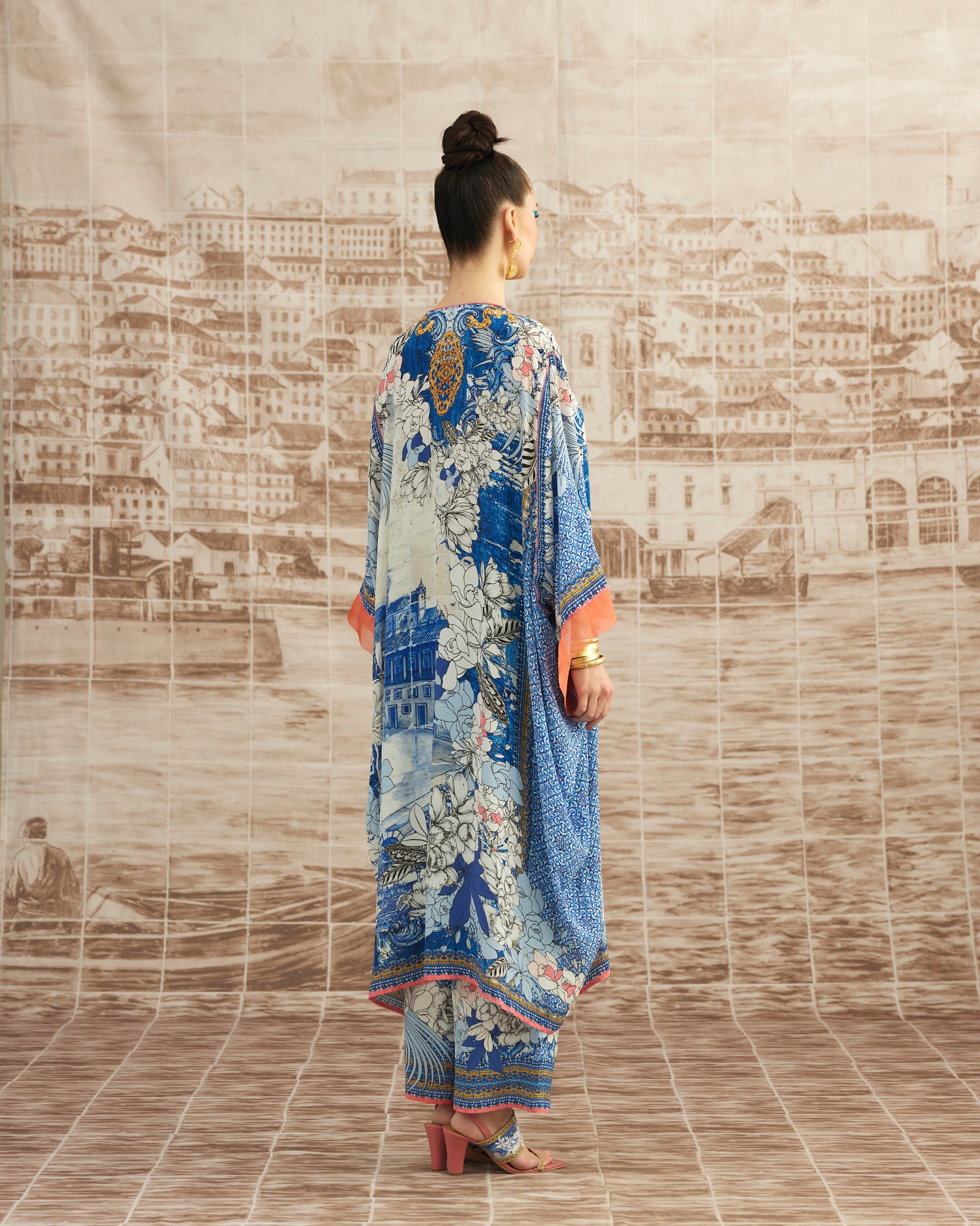 Love in Portofino (Portofino) : Olivia - Blue/Coral