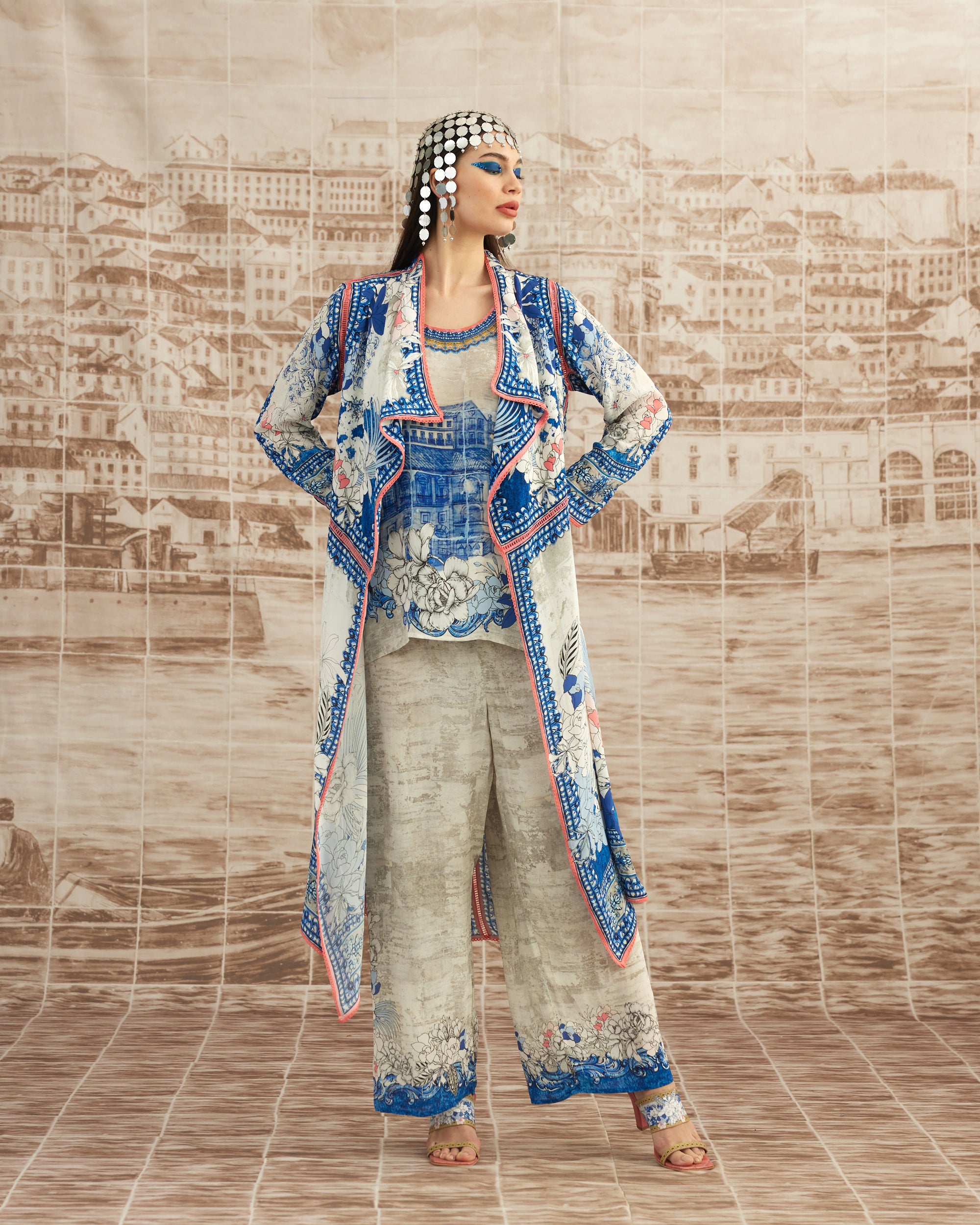 Love in Portofino (Portofino) : Ursula - Blue/Coral