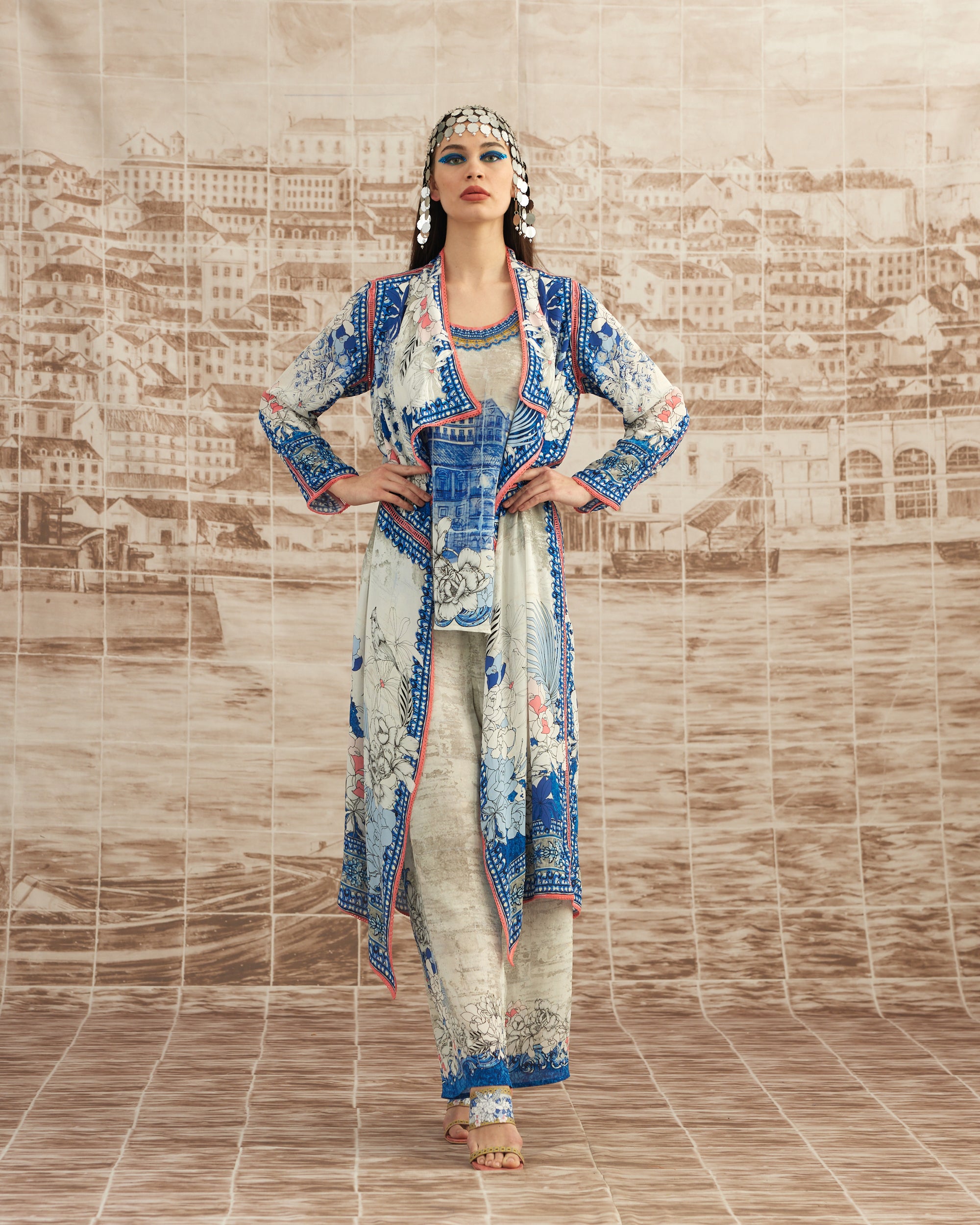 Love in Portofino (Portofino) : Ursula - Blue/Coral