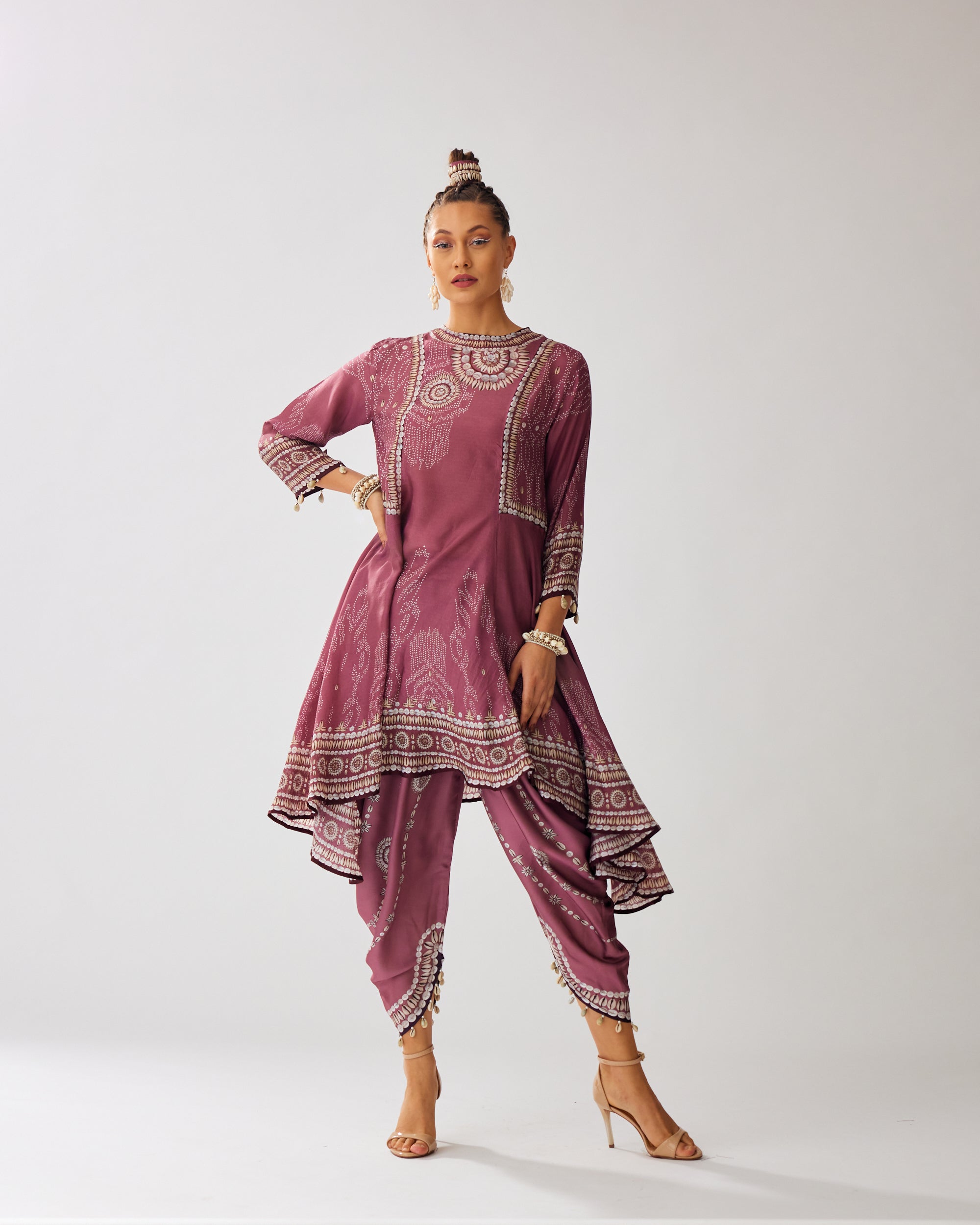 Zohra : Aamilah/Salwar - Vintage Rose