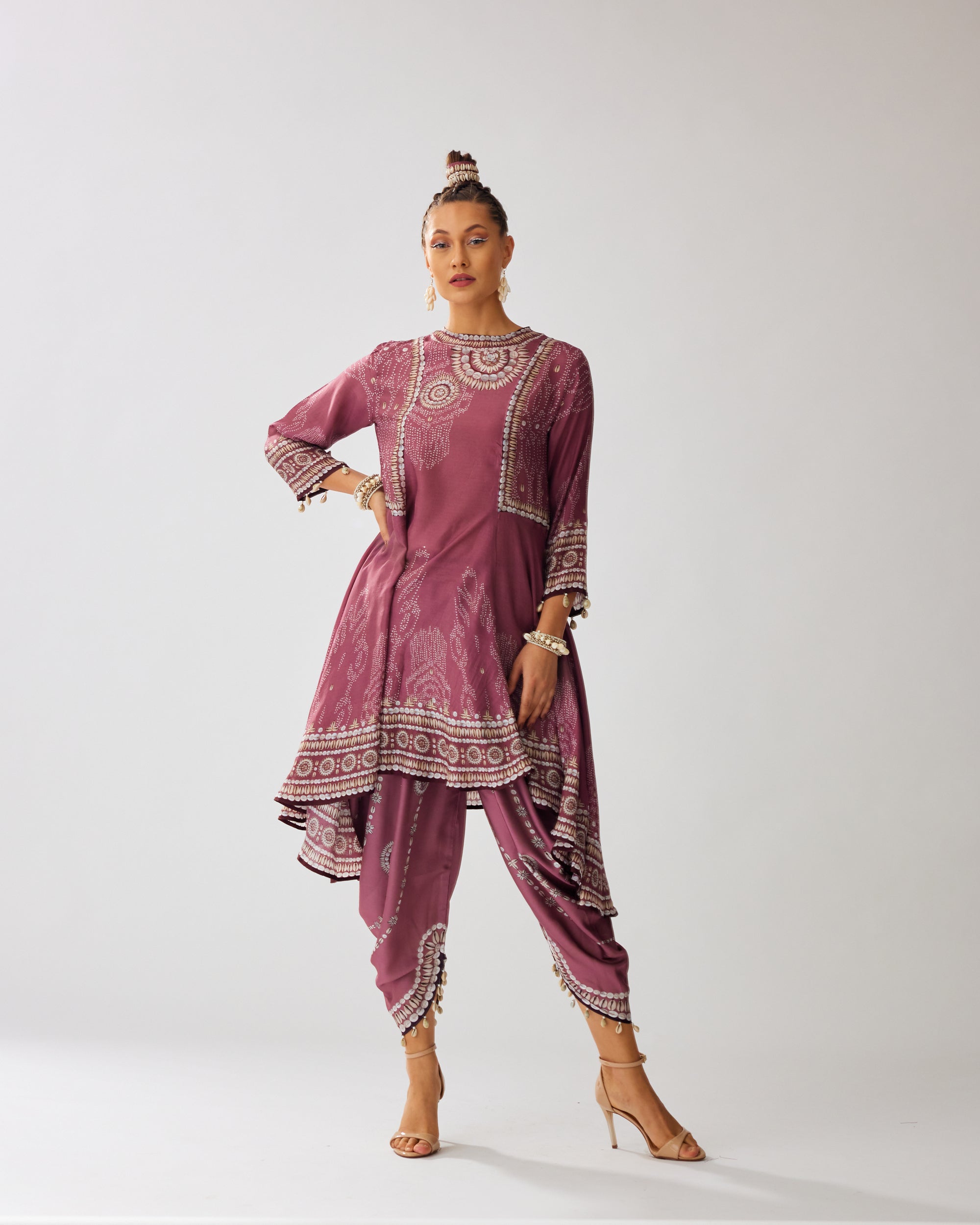 Zohra : Aamilah/Salwar - Vintage Rose