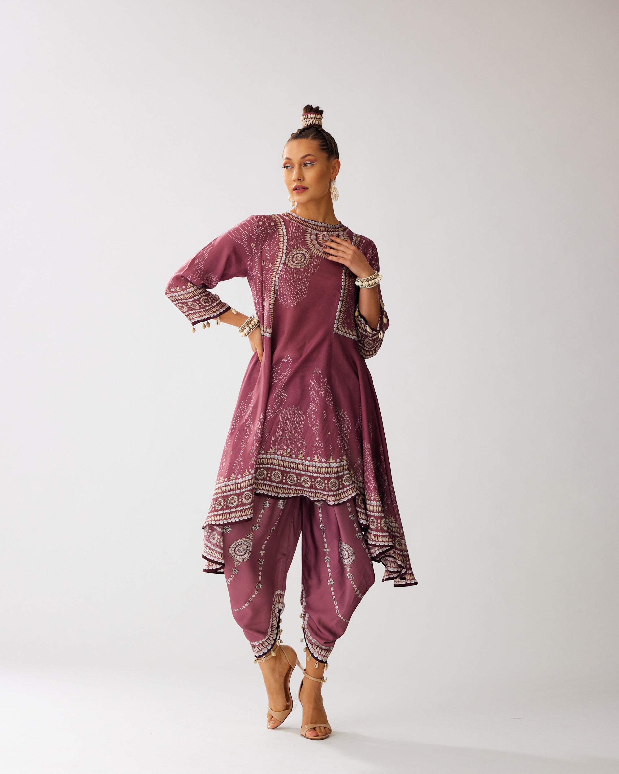 Zohra : Aamilah/Salwar - Vintage Rose
