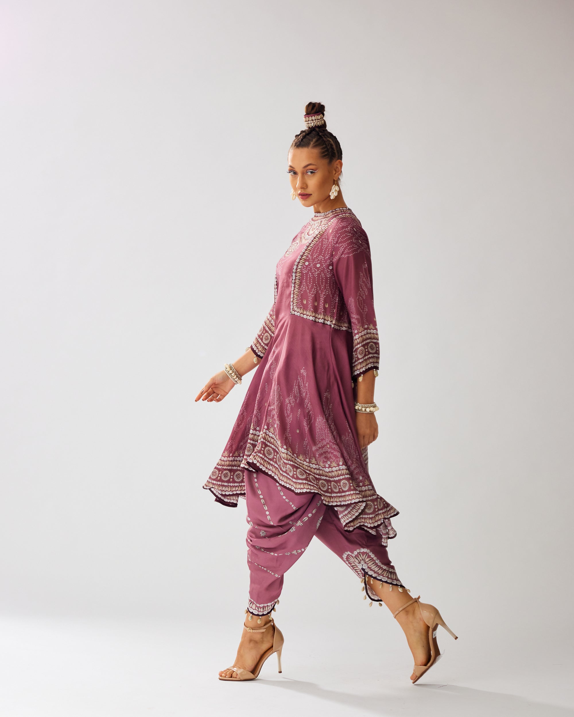Zohra : Aamilah/Salwar - Vintage Rose