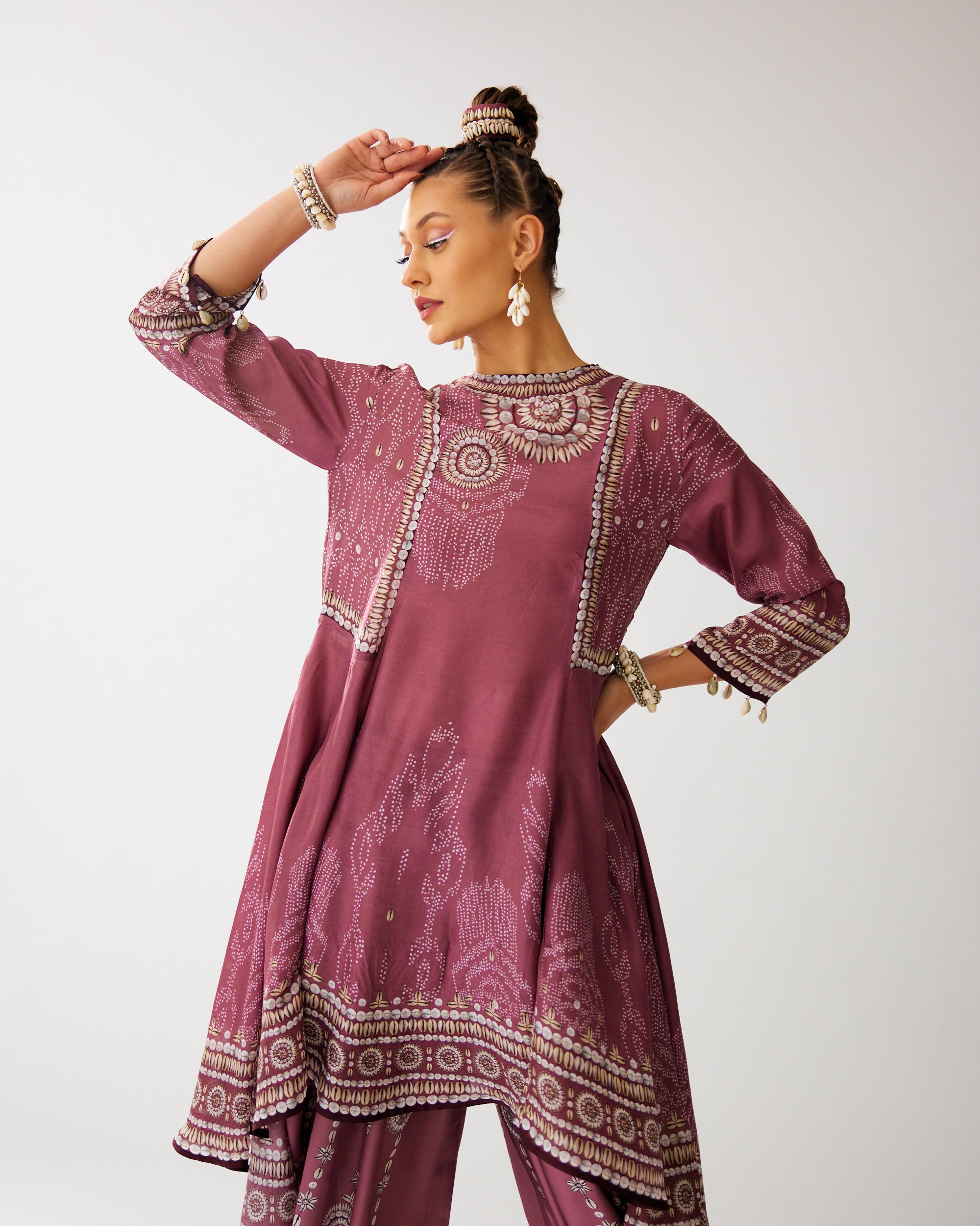 Zohra : Aamilah/Salwar - Vintage Rose