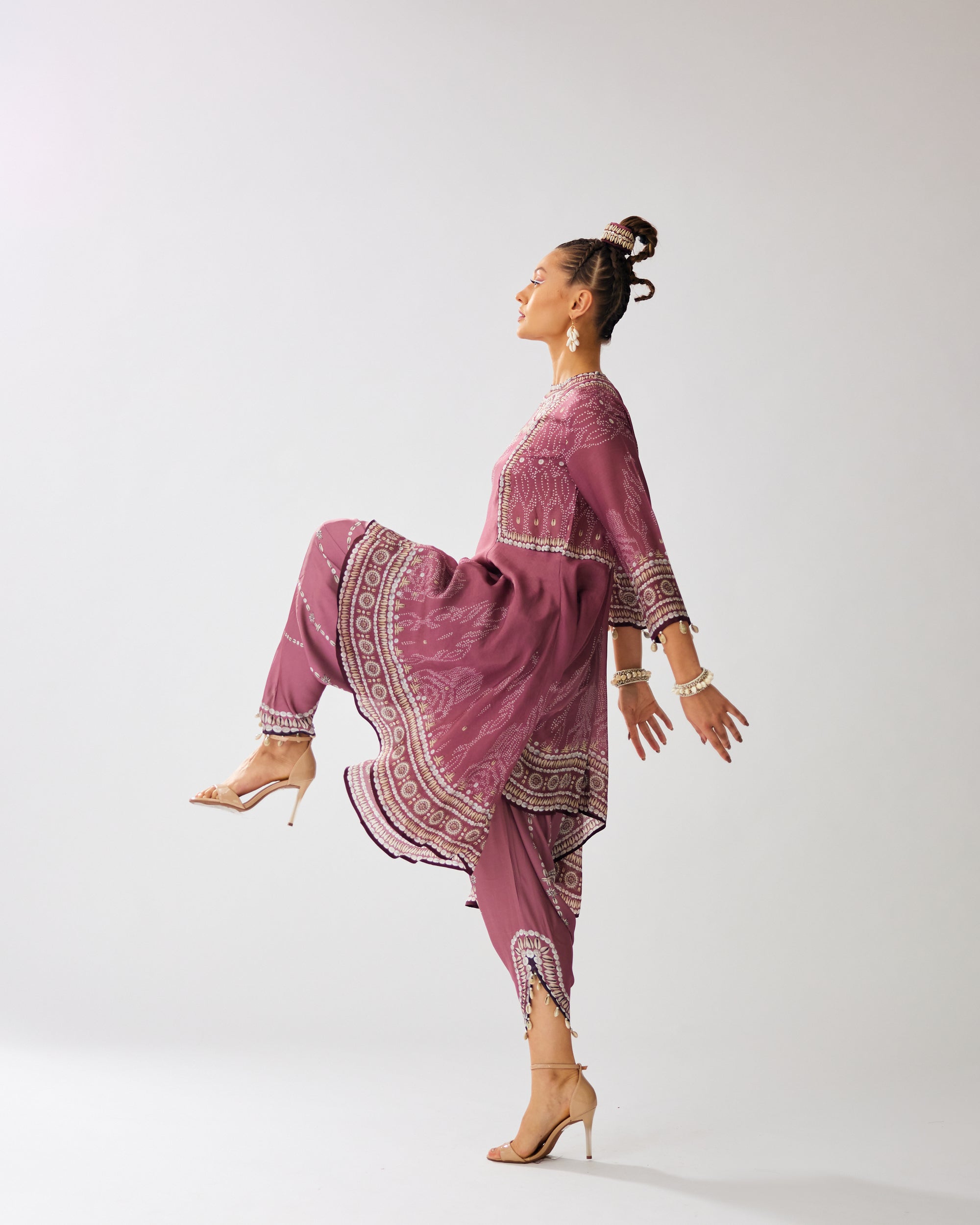 Zohra : Aamilah/Salwar - Vintage Rose