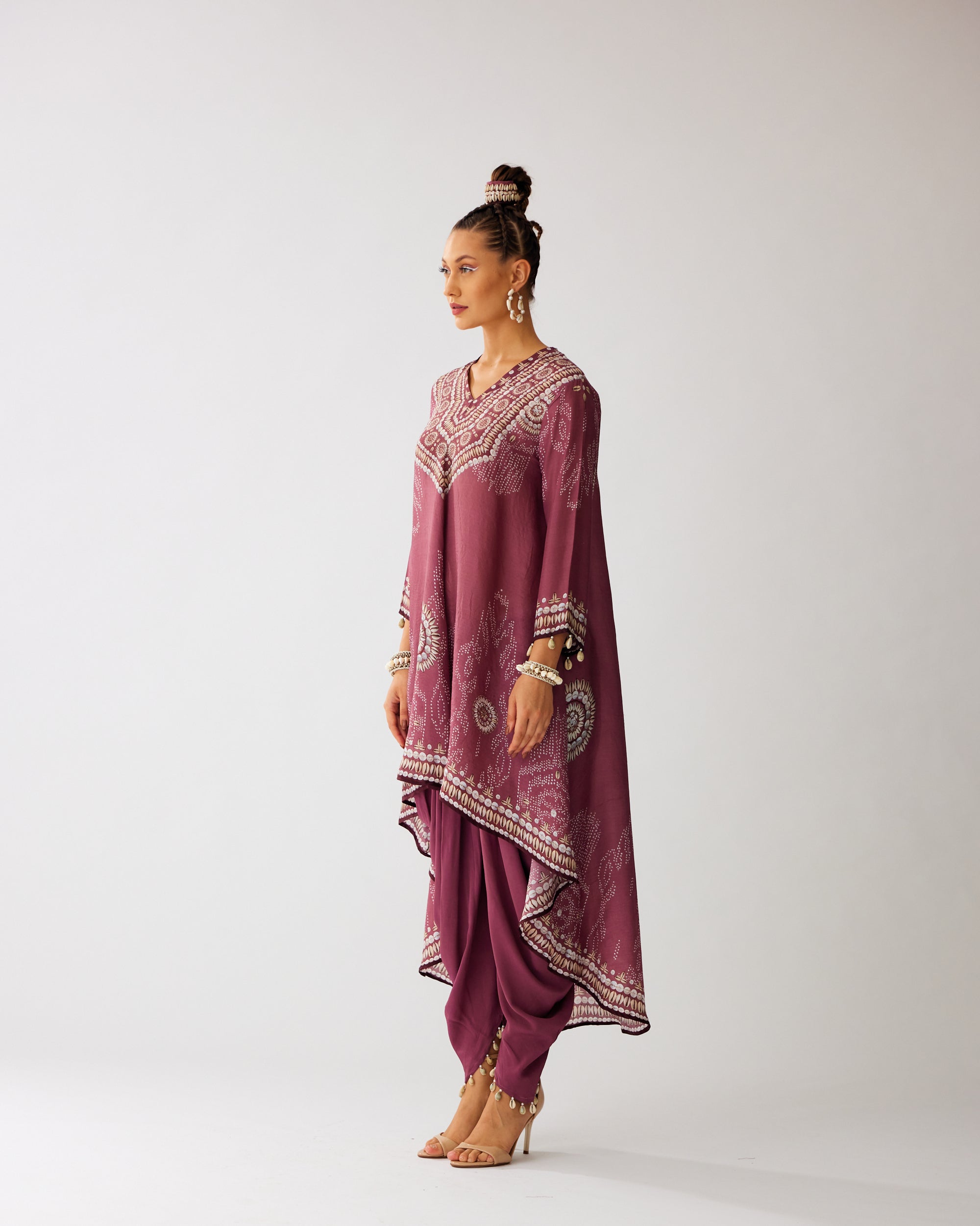 Zohra : Aarvi/Salwar - Vintage Rose
