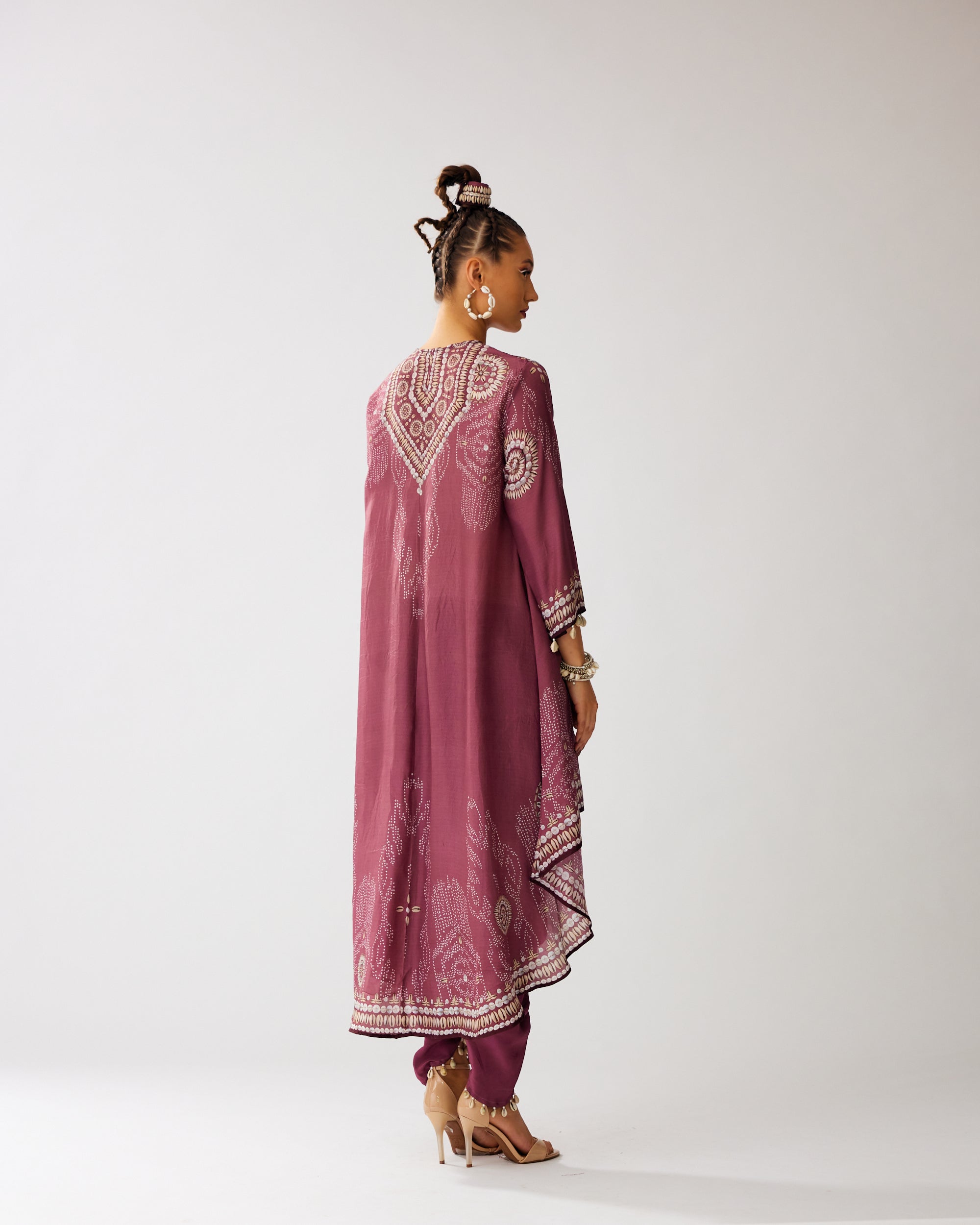 Zohra : Aarvi/Salwar - Vintage Rose