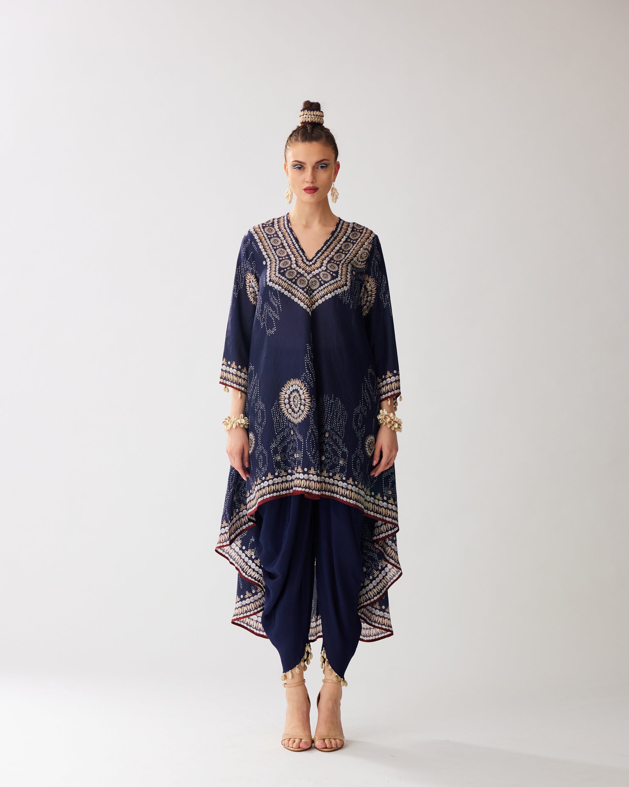 Zohra : Aarvi/Salwar - Navy