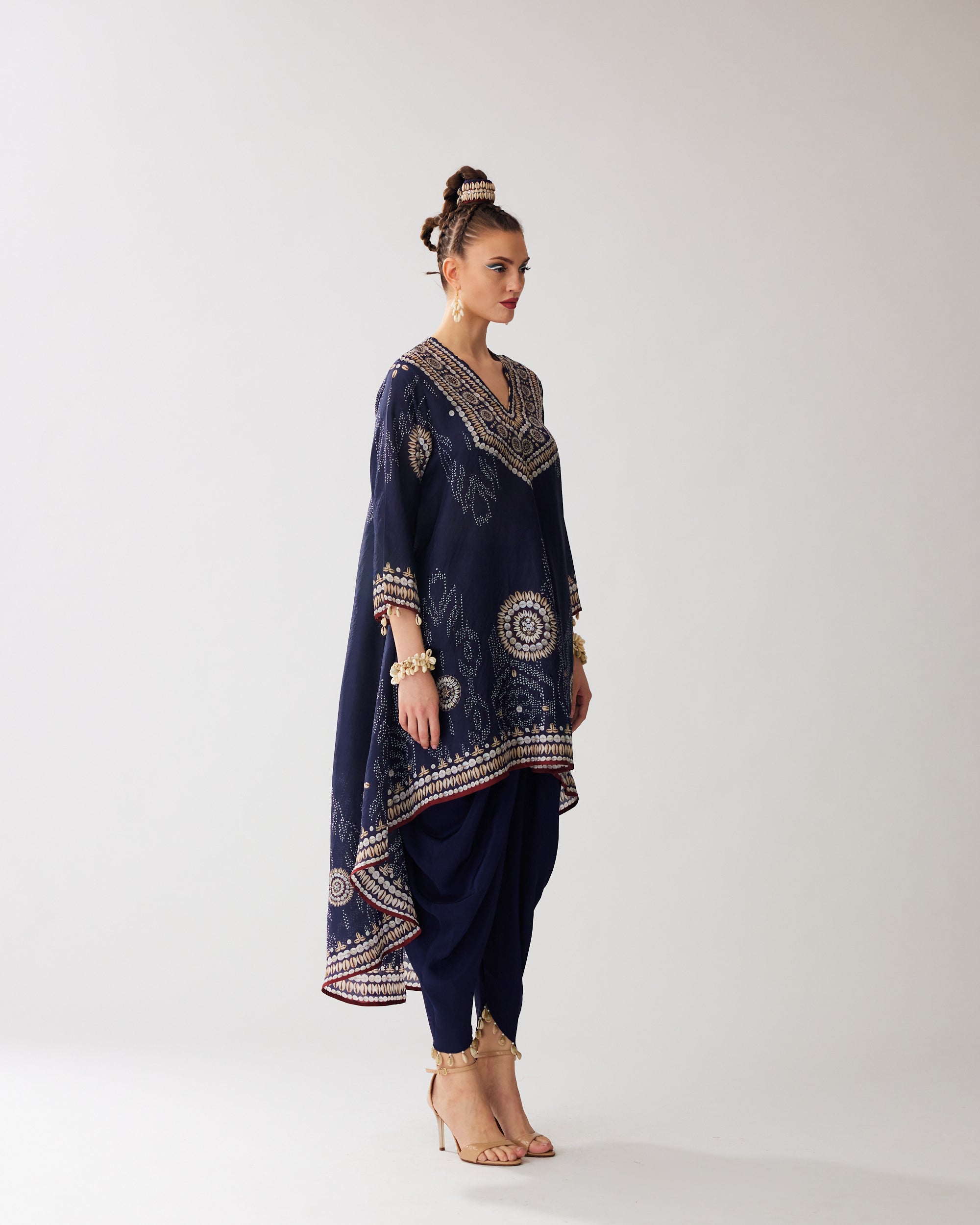 Zohra : Aarvi/Salwar - Navy