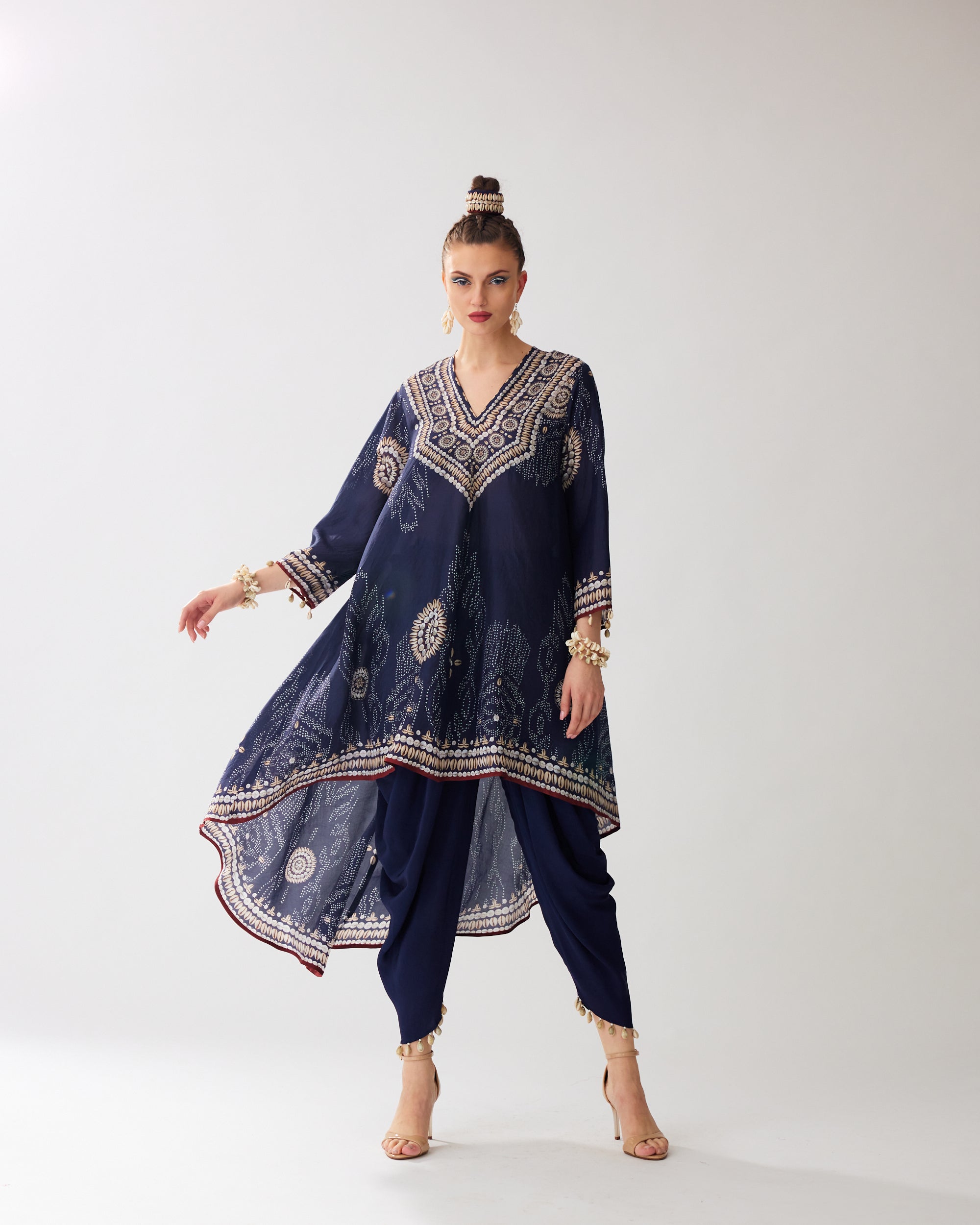 Zohra : Aarvi/Salwar - Navy