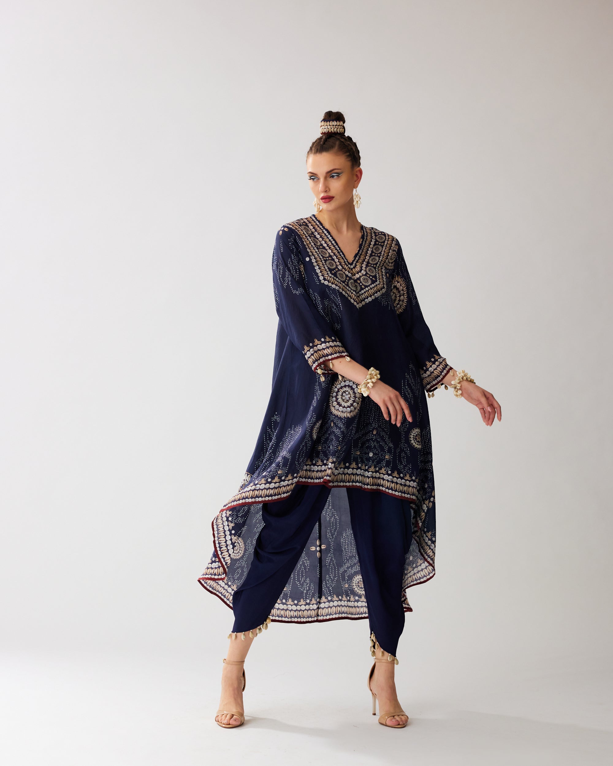 Zohra : Aarvi/Salwar - Navy
