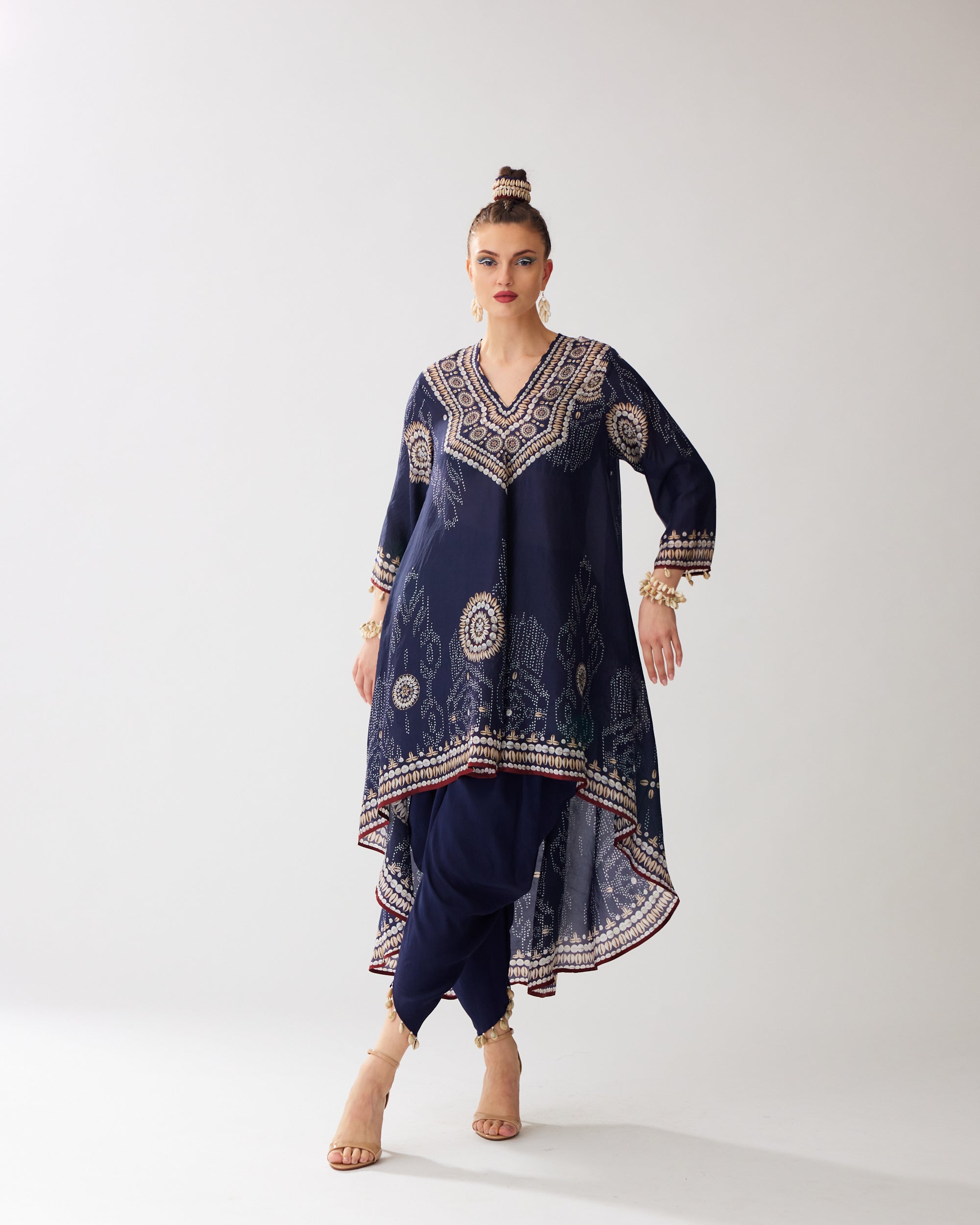 Zohra : Aarvi/Salwar - Navy