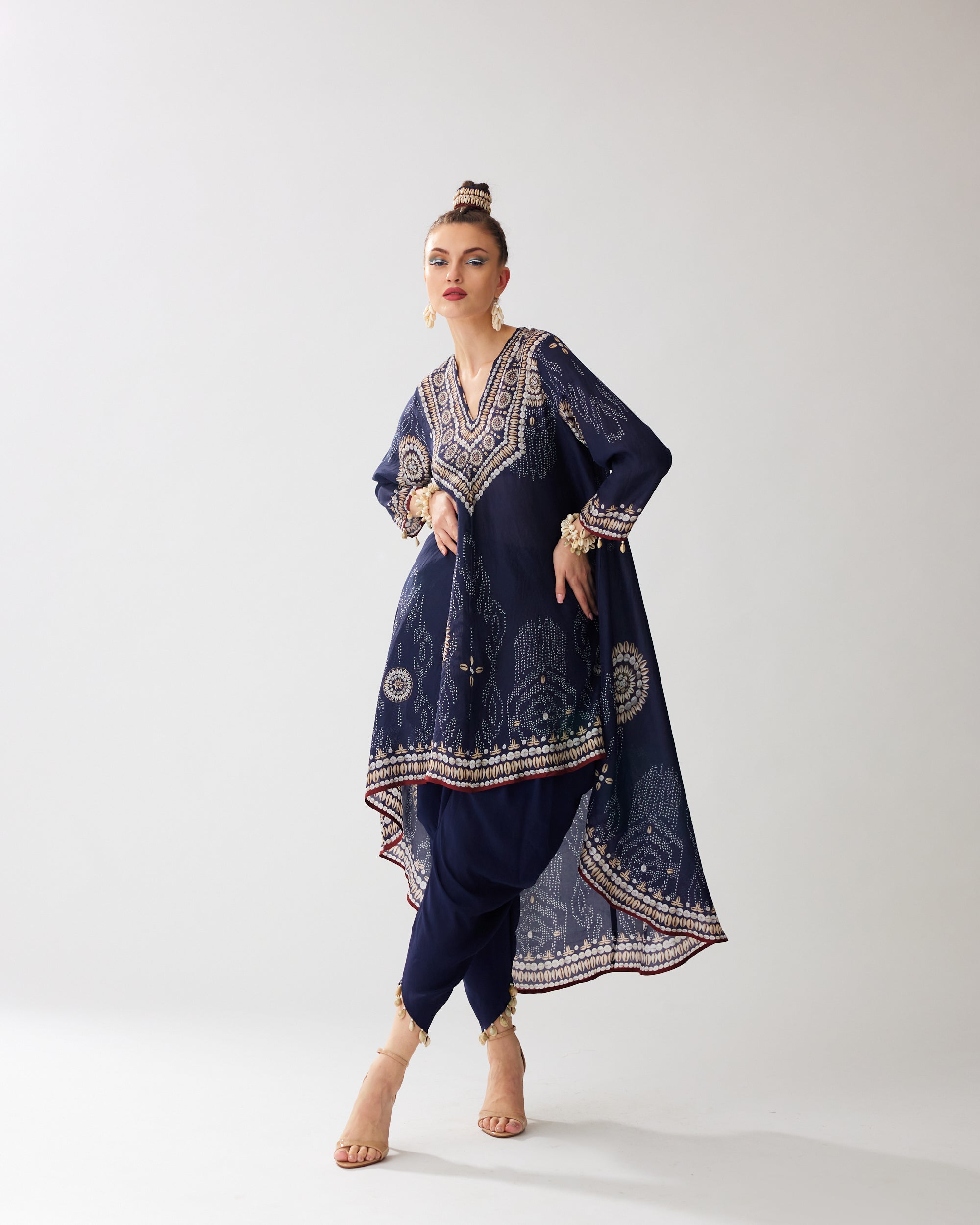 Zohra : Aarvi/Salwar - Navy