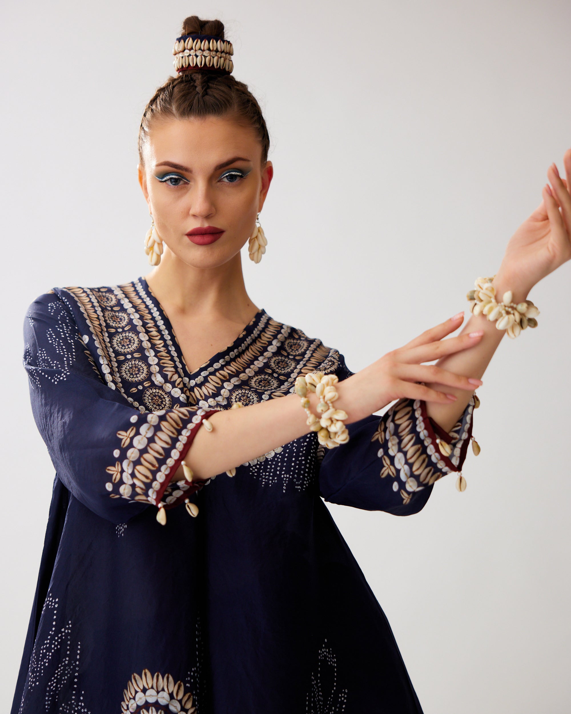 Zohra : Aarvi/Salwar - Navy