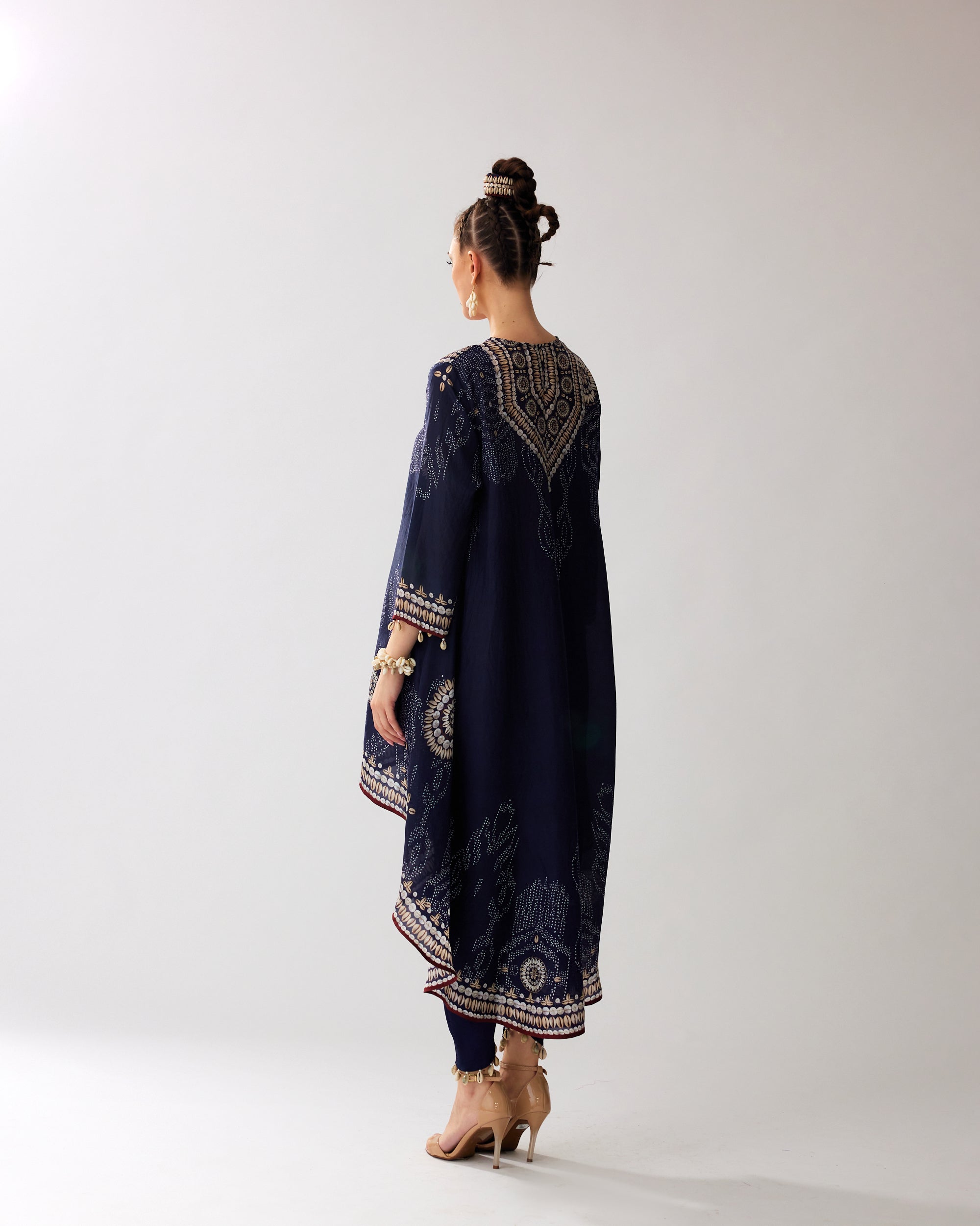 Zohra : Aarvi/Salwar - Navy