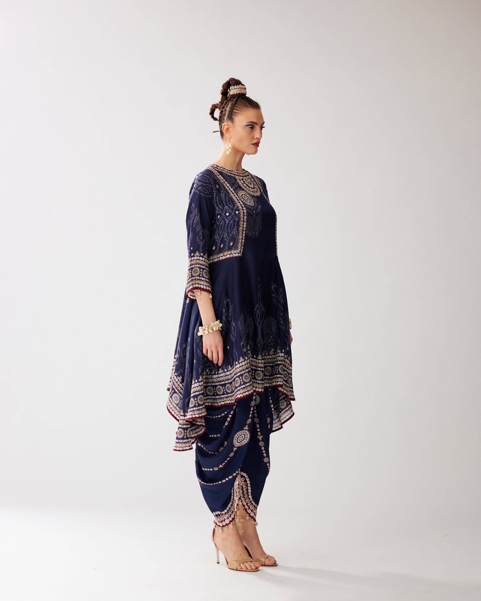 Zohra : Aamilah/Salwar - Navy