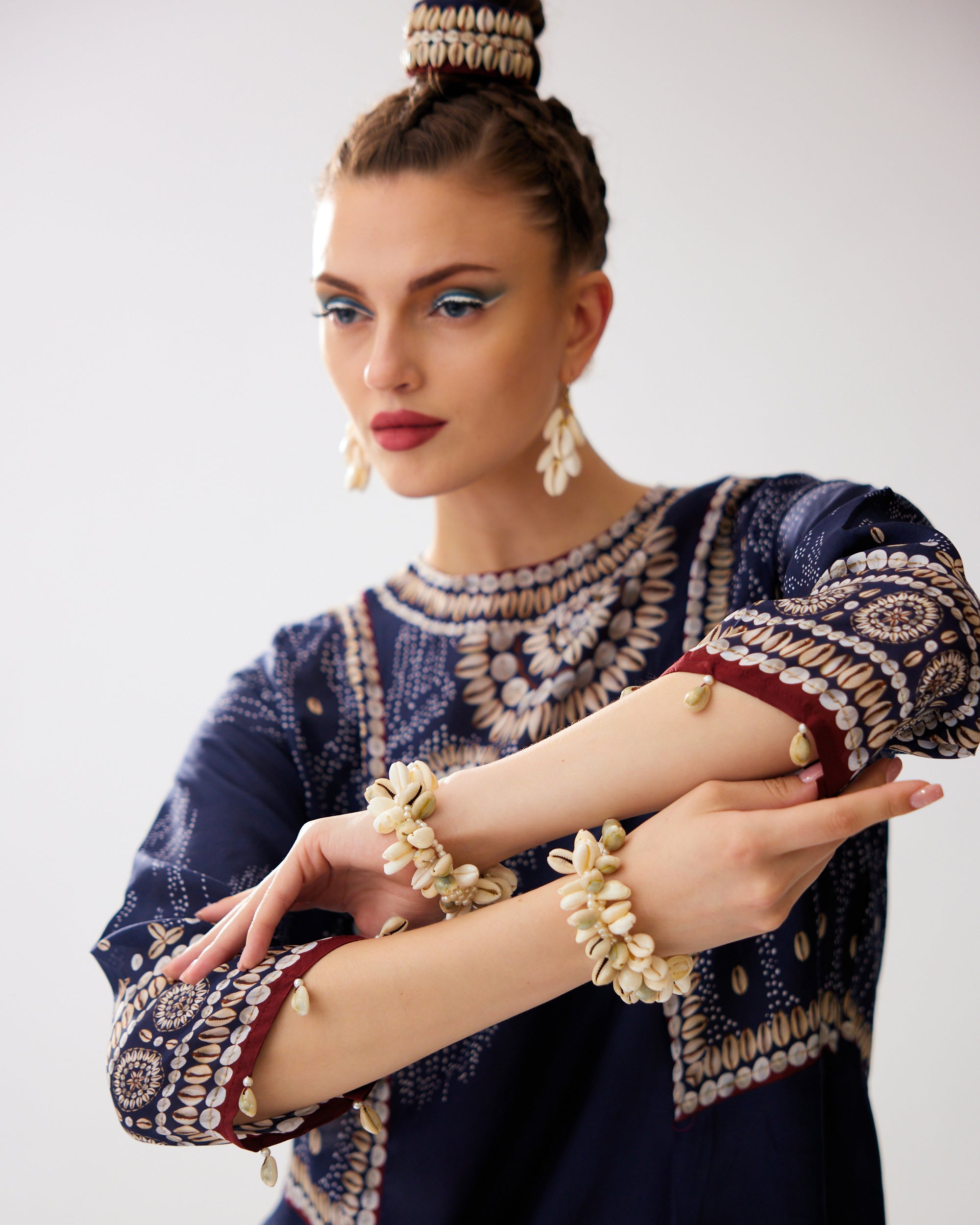 Zohra : Aamilah/Salwar - Navy