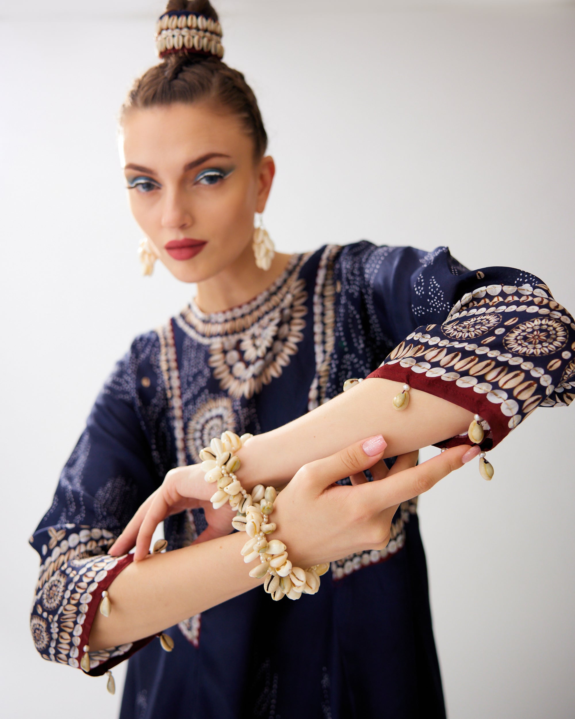 Zohra : Aamilah/Salwar - Navy
