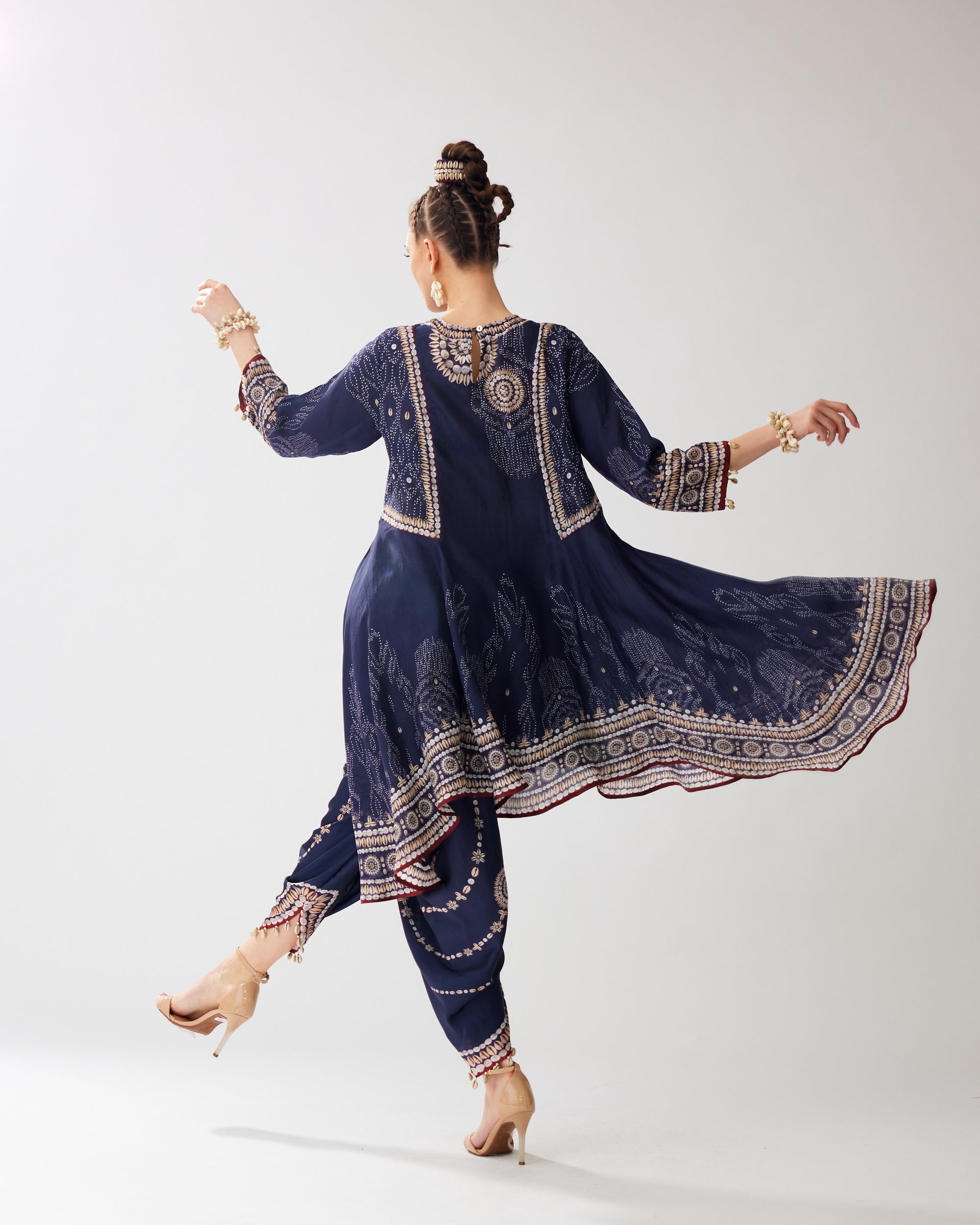 Zohra : Aamilah/Salwar - Navy