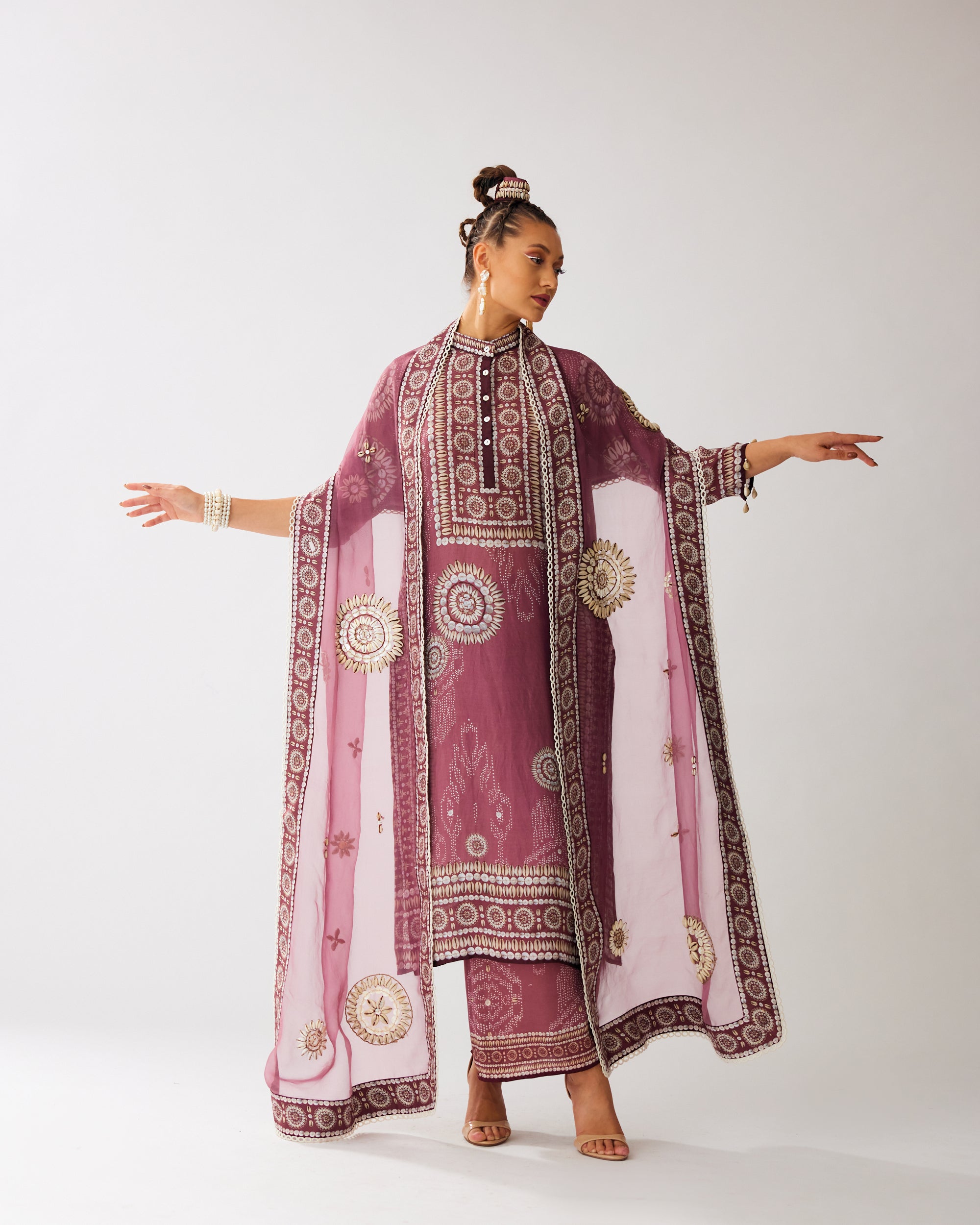 Zohra : Champa - Vintage Rose