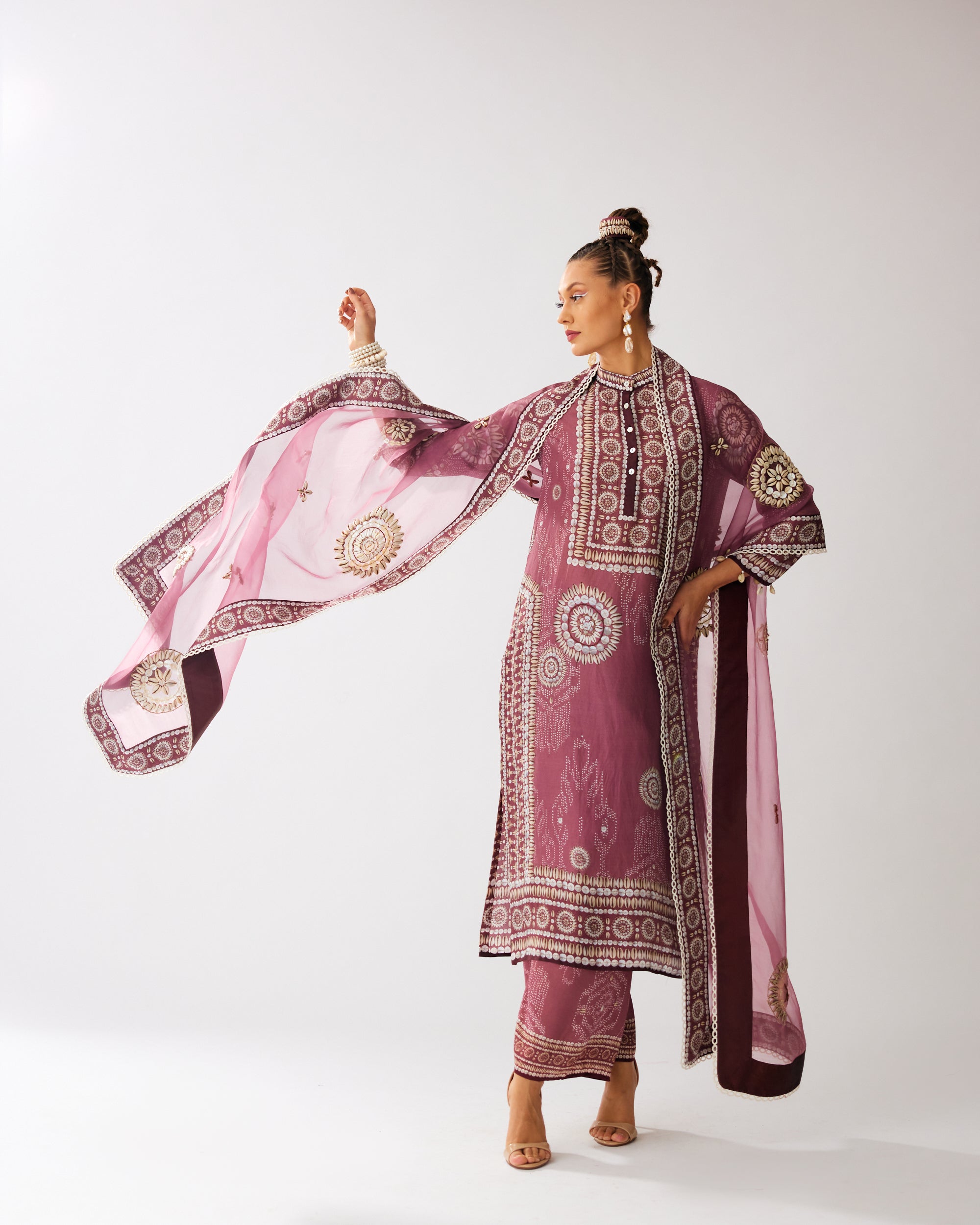 Zohra : Champa - Vintage Rose