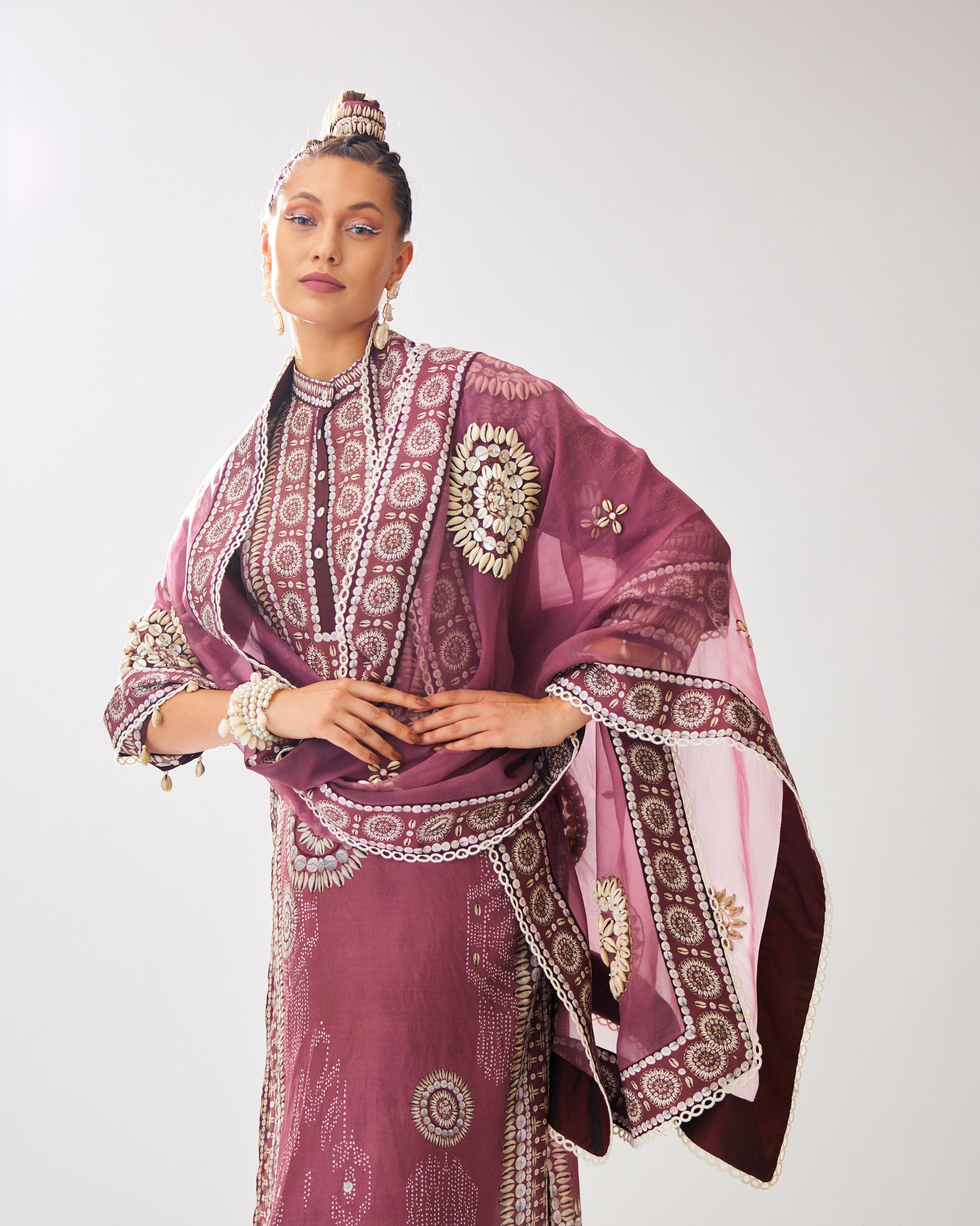 Zohra : Champa - Vintage Rose