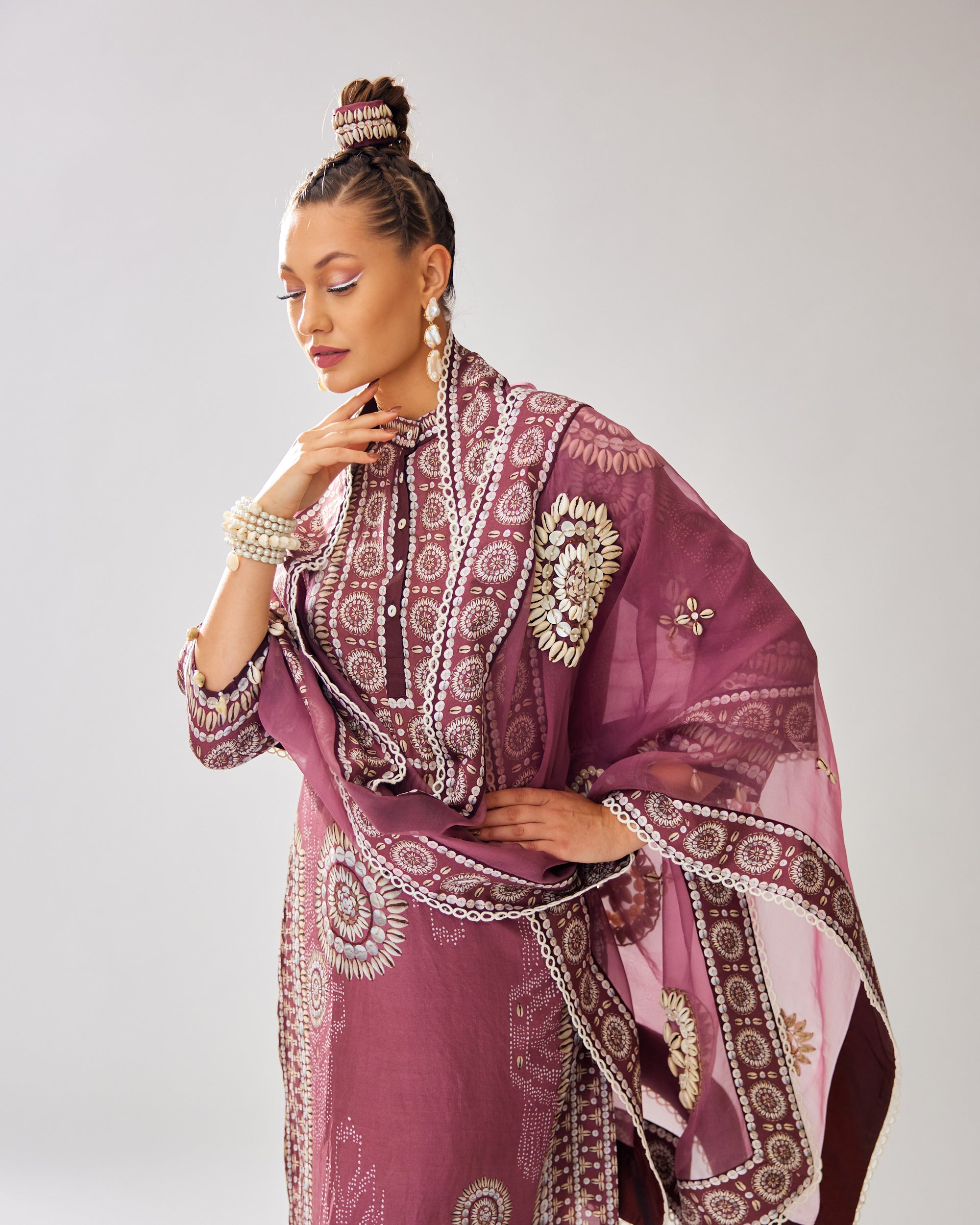 Zohra : Champa - Vintage Rose