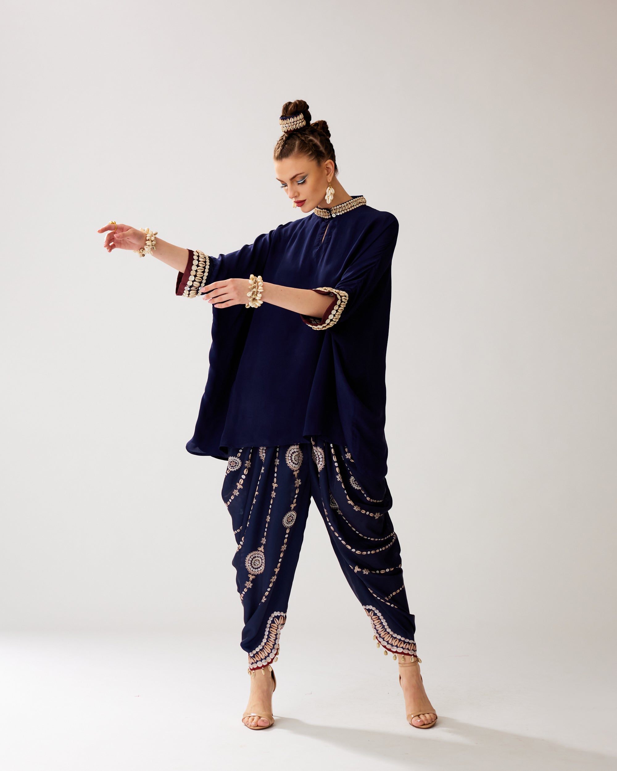 Zohra : Chanel/Salwar - Navy